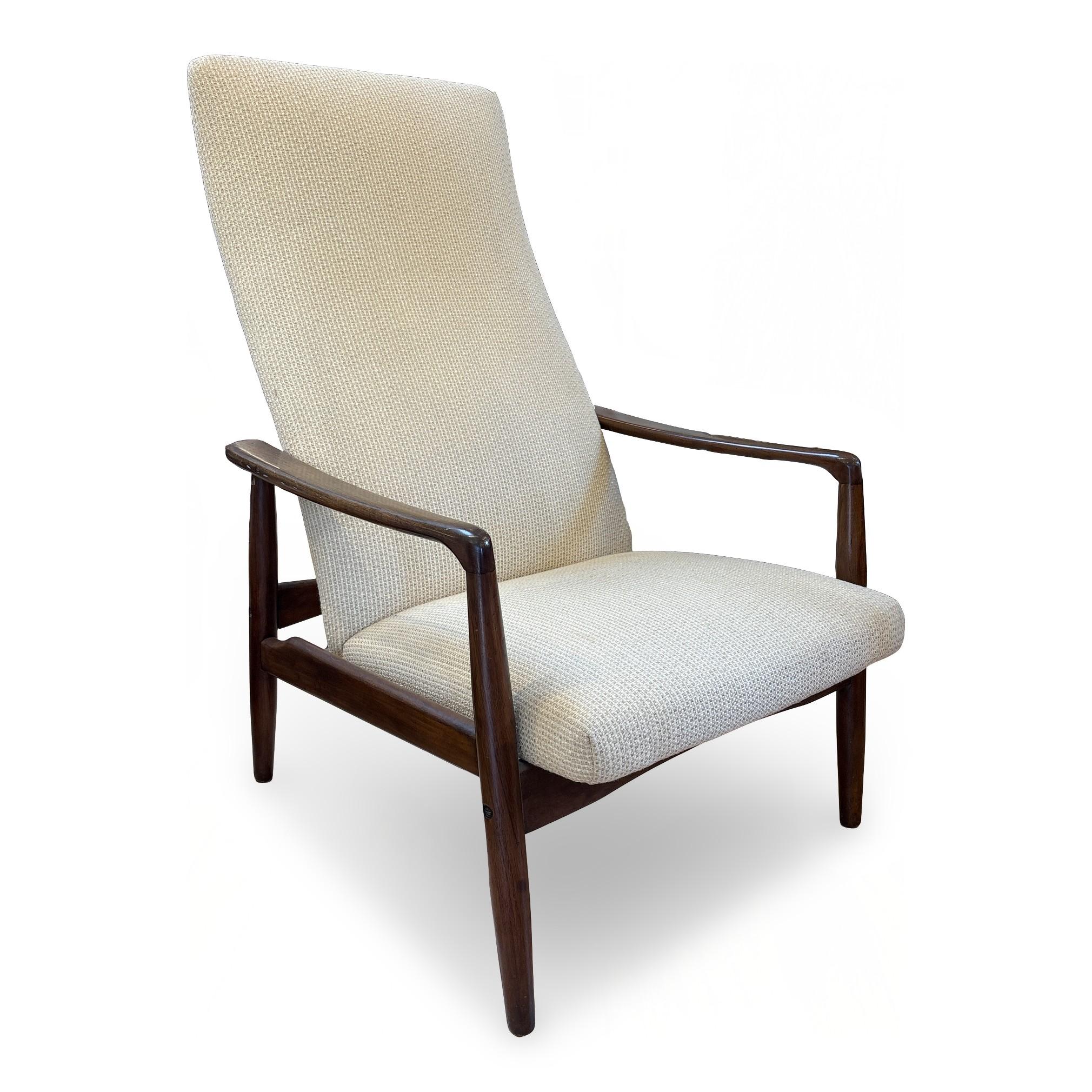 The Modern Scandinavian 1960s Liegesessel mit Ottomane (Skandinavische Moderne) im Angebot