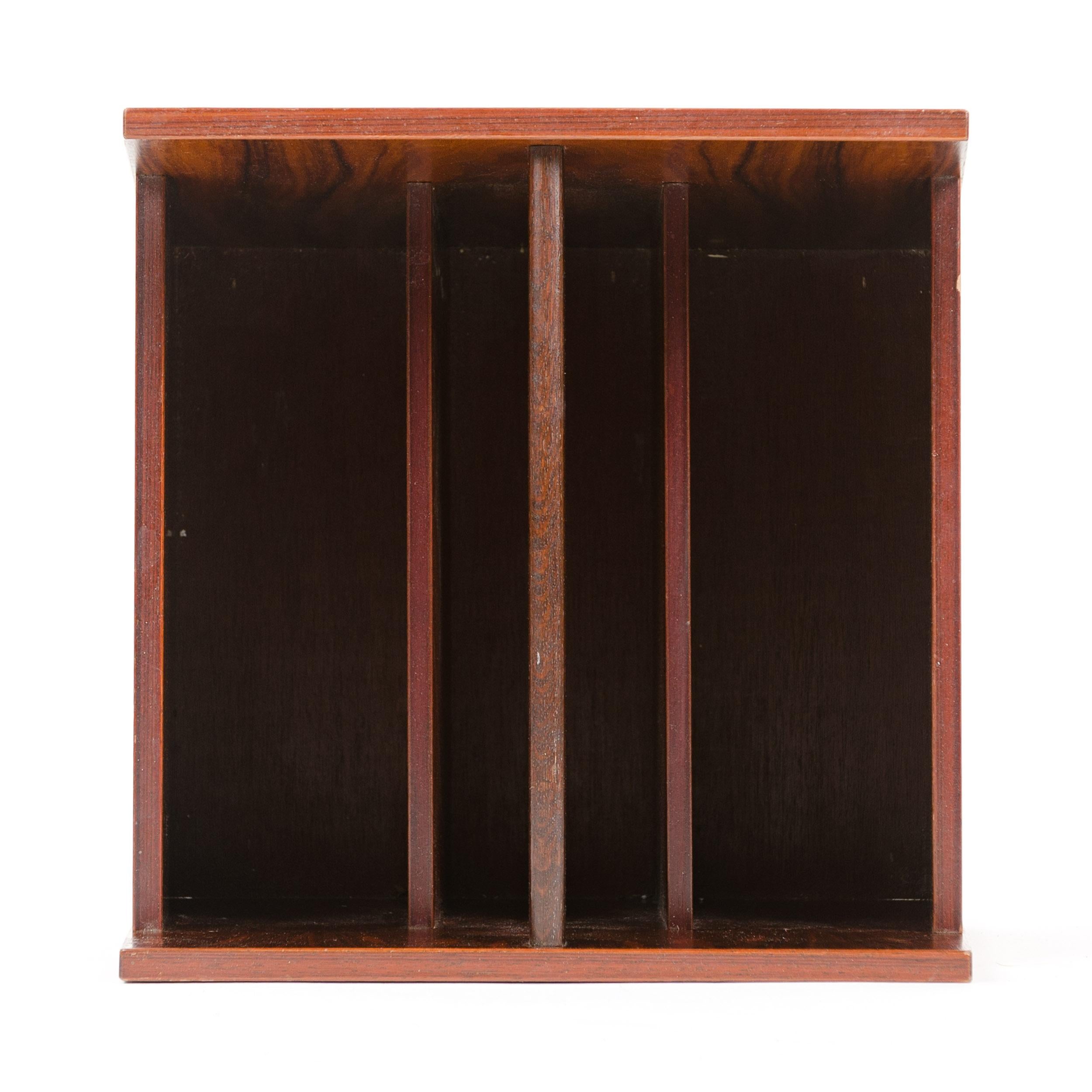 1960s Norwegian Rosewood Magazine Caddy For Sale 1
