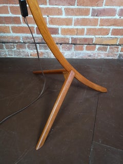 1960s Scandinavian Modern Teak Floor Lamp