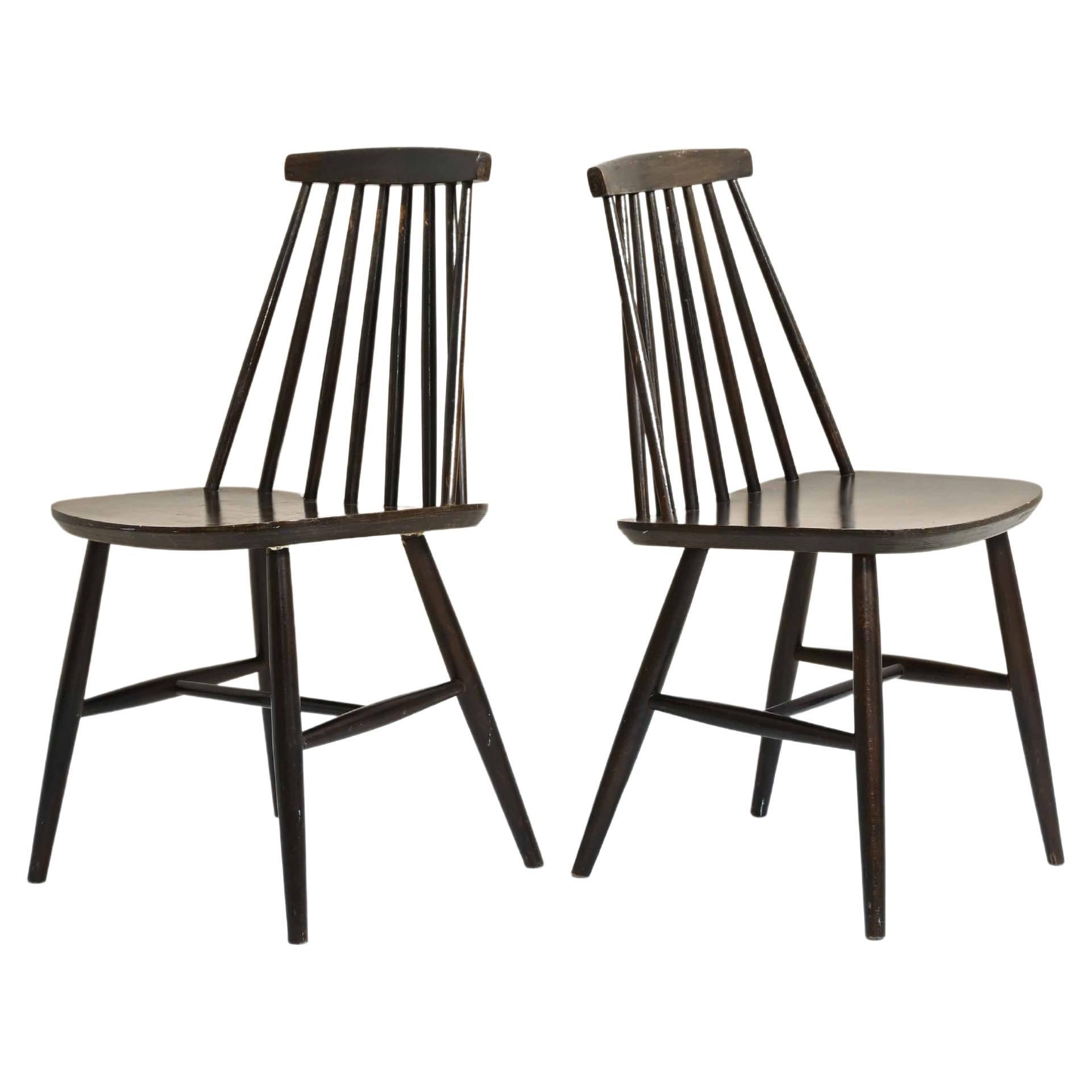 Set of 60 Scandinavian Modern Chairs Made from Bentwood and Plywood