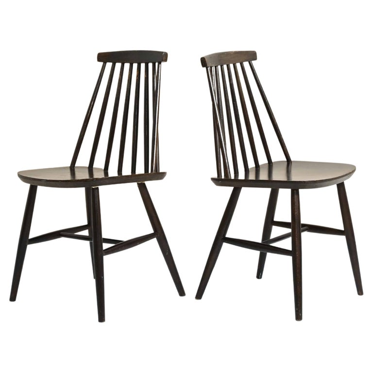1960s Scandinavian 'Pinnstolar' Chairs For Sale at 1stDibs
