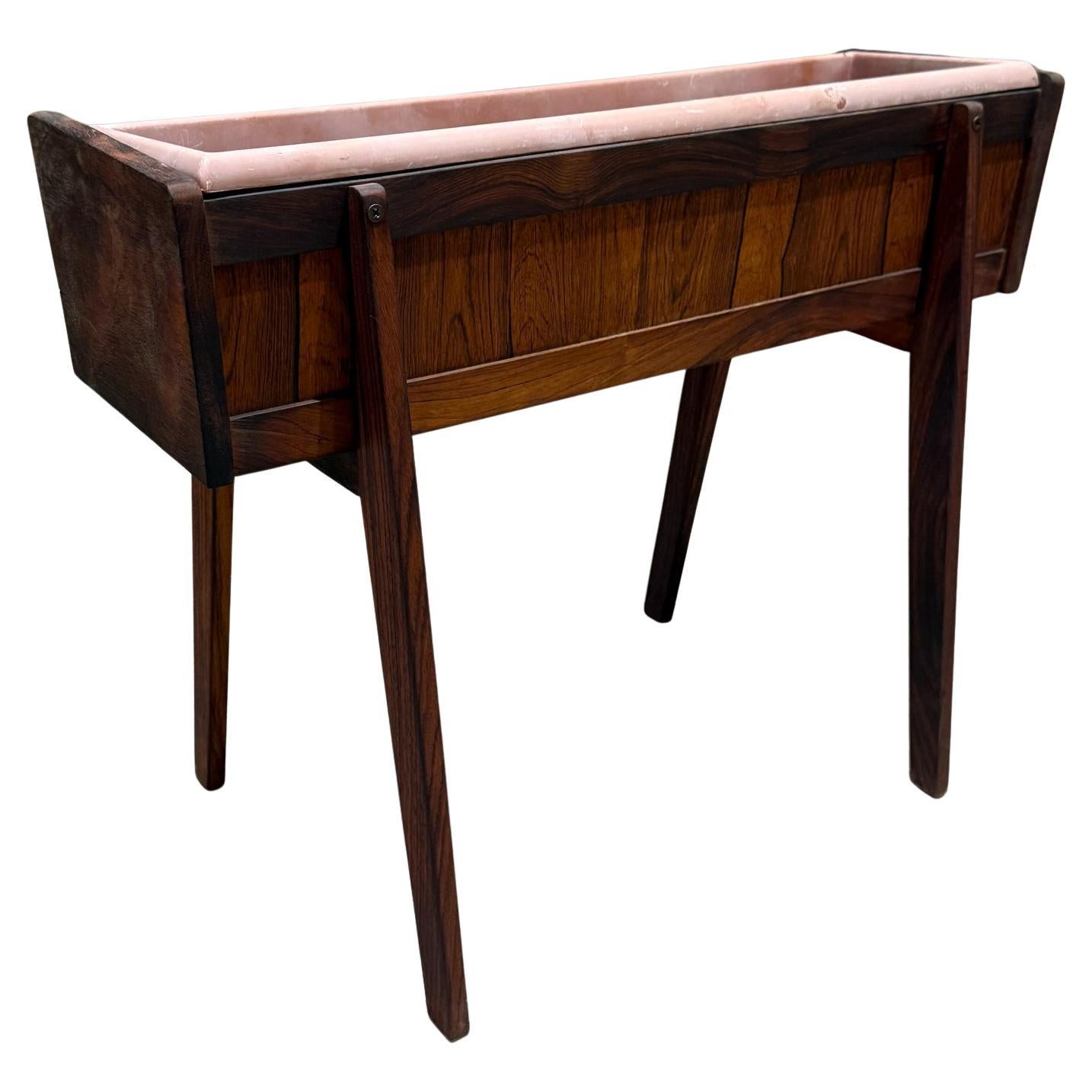 1960s Scandinavian Planter Box Brazilian Rosewood Denmark