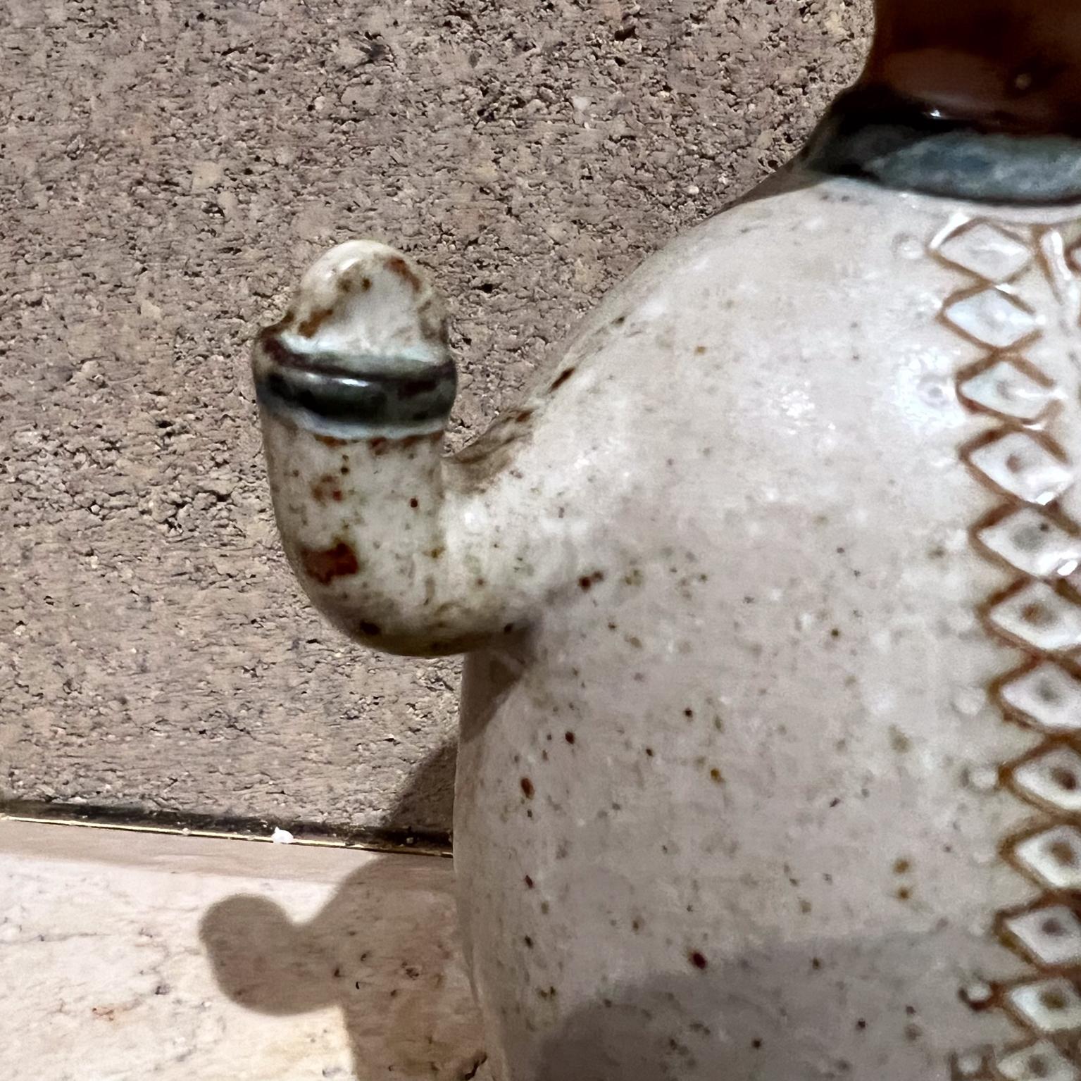 Salero estilo escandinavo años 60 Cerámica artística Fat Guy en venta 5
