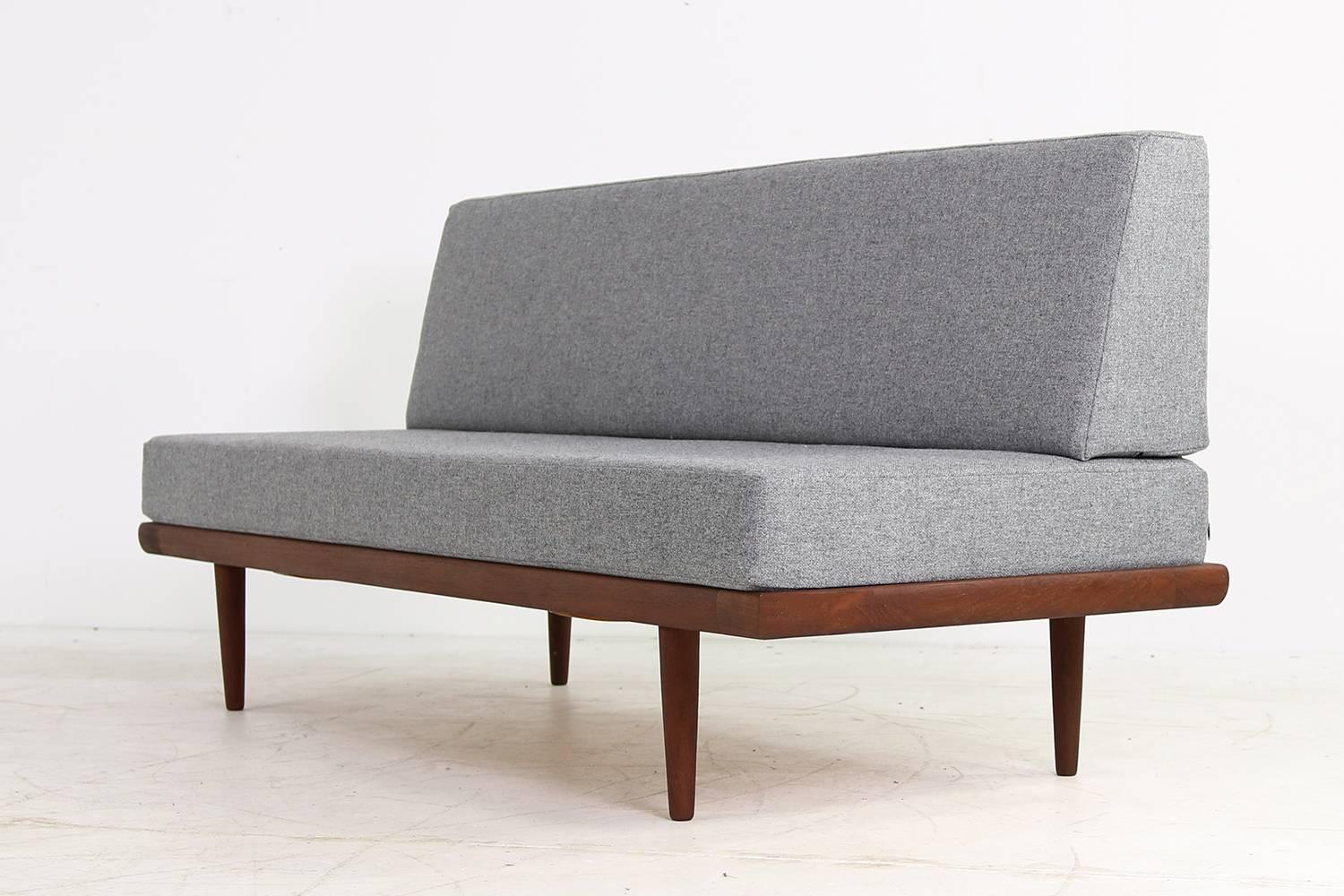 Mid-Century Modern Méridienne scandinave en teck des années 1960 Tove & Edvard Kindt Larsen pour Gustav Bahus en vente