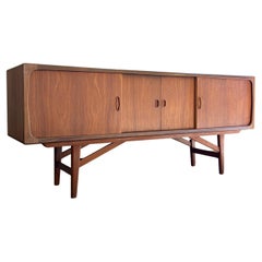 1960s Scandinavian Teak Sideboard  Credenza