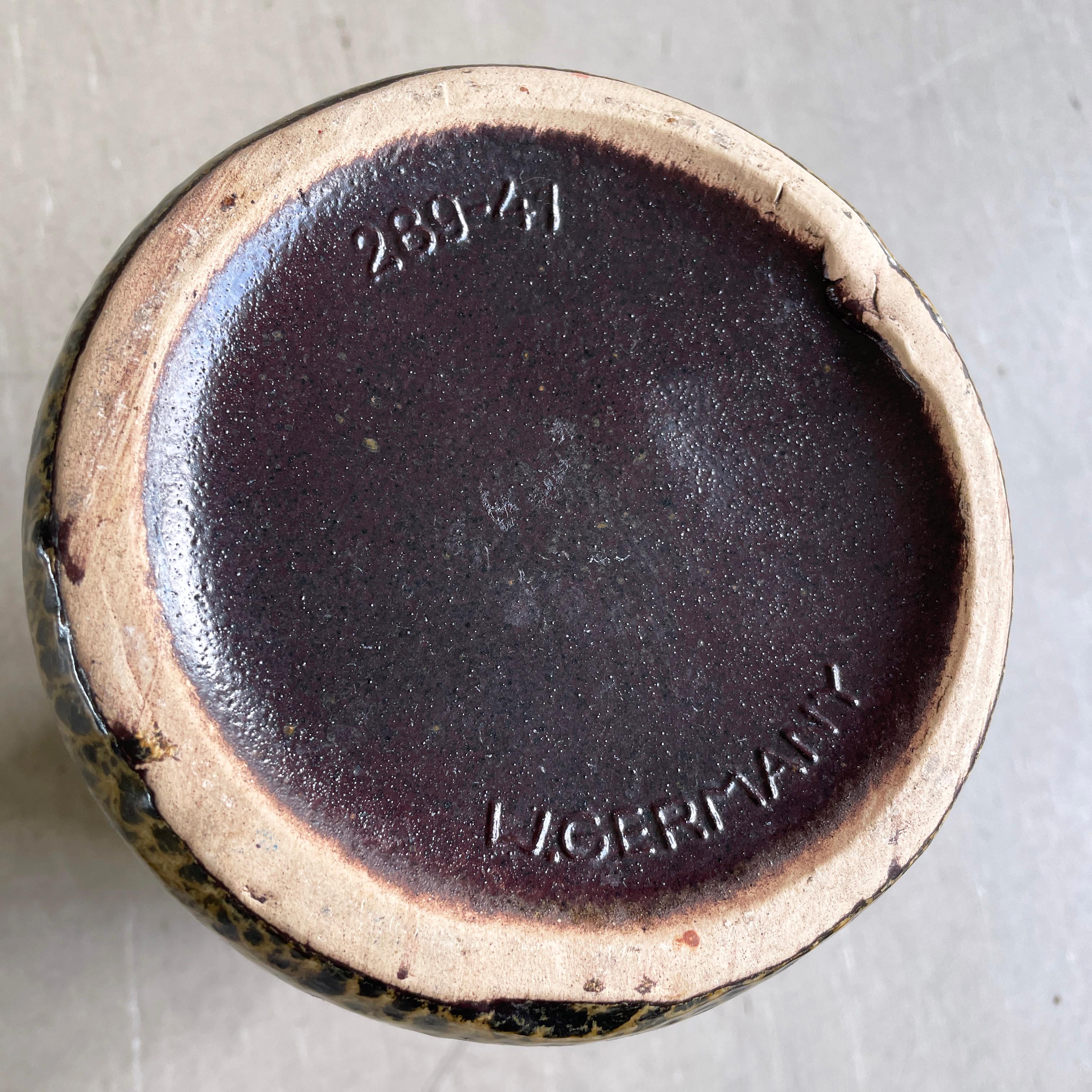 Vaso di ceramica tedesco Scheurich Keramik W. del 1960 289-41 In condizioni buone in vendita a Bern, CH