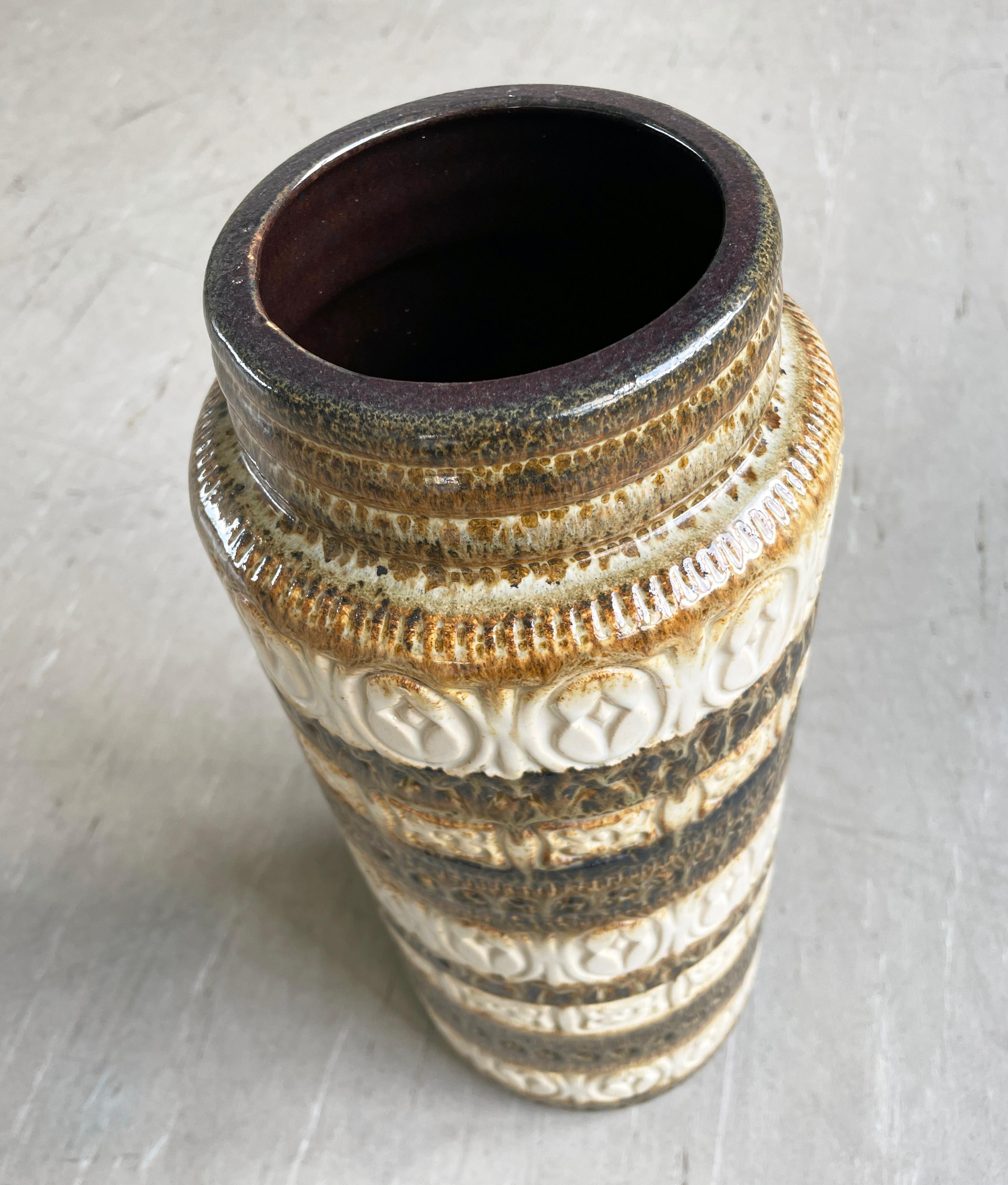 Ceramica Vaso di ceramica tedesco Scheurich Keramik W. del 1960 289-41 in vendita