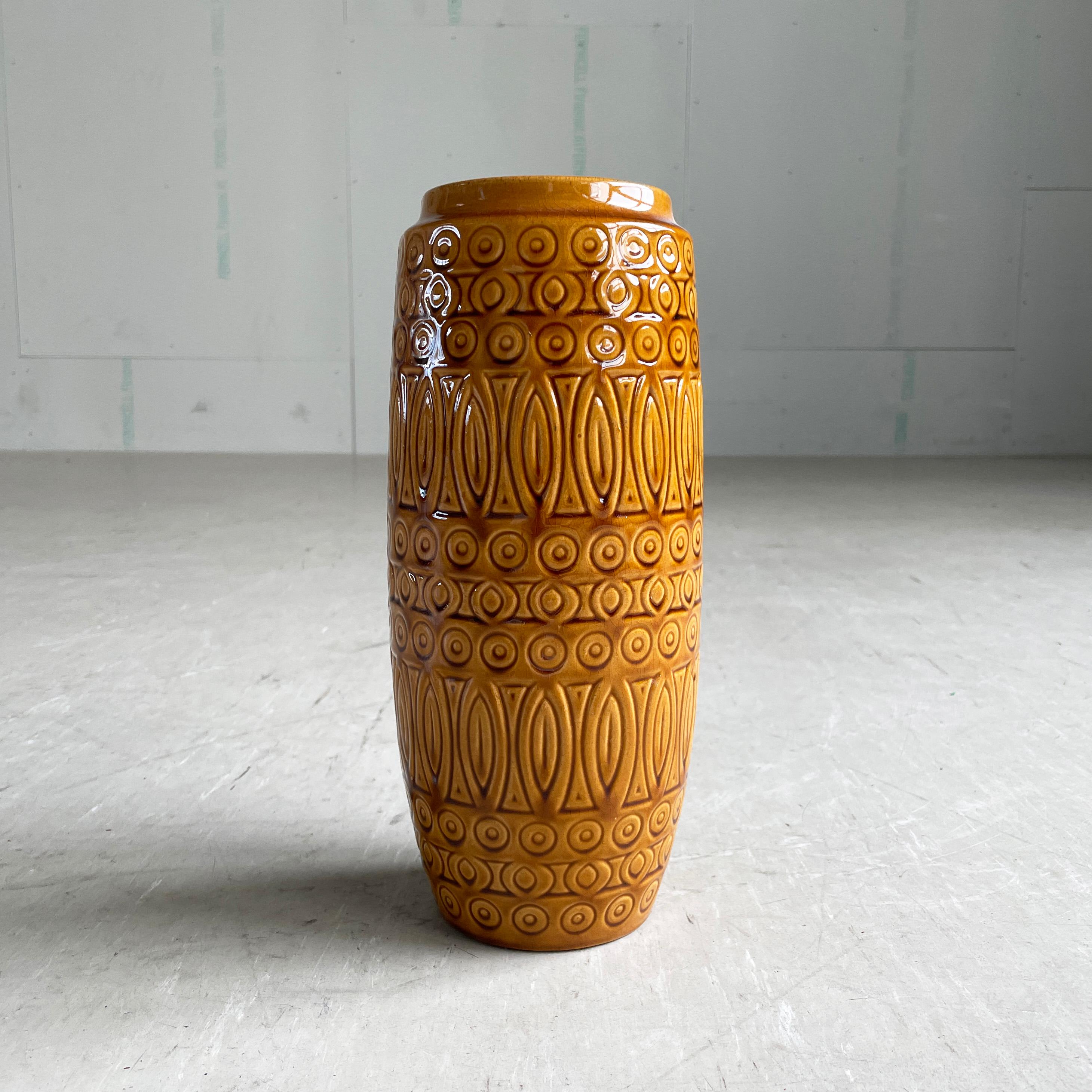 Mid-Century Modern Vase en céramique allemand Scheurich Keramik - W. des années 1960 No. 264-30 en vente