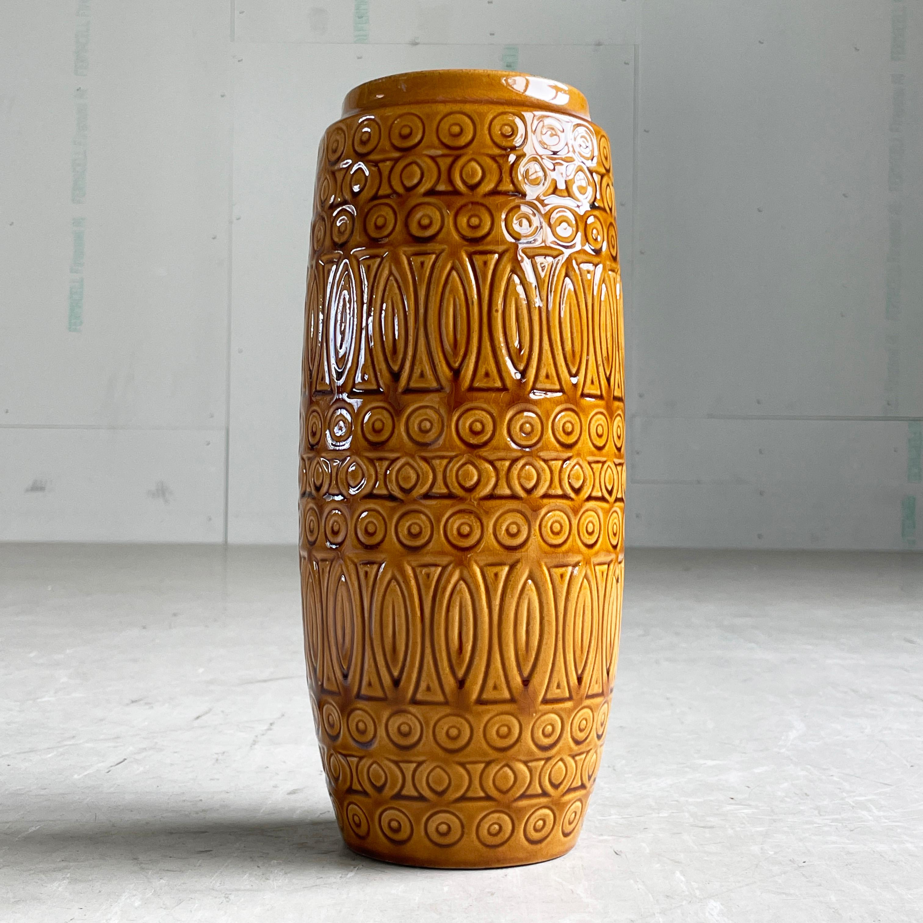Allemand Vase en céramique allemand Scheurich Keramik - W. des années 1960 No. 264-30 en vente