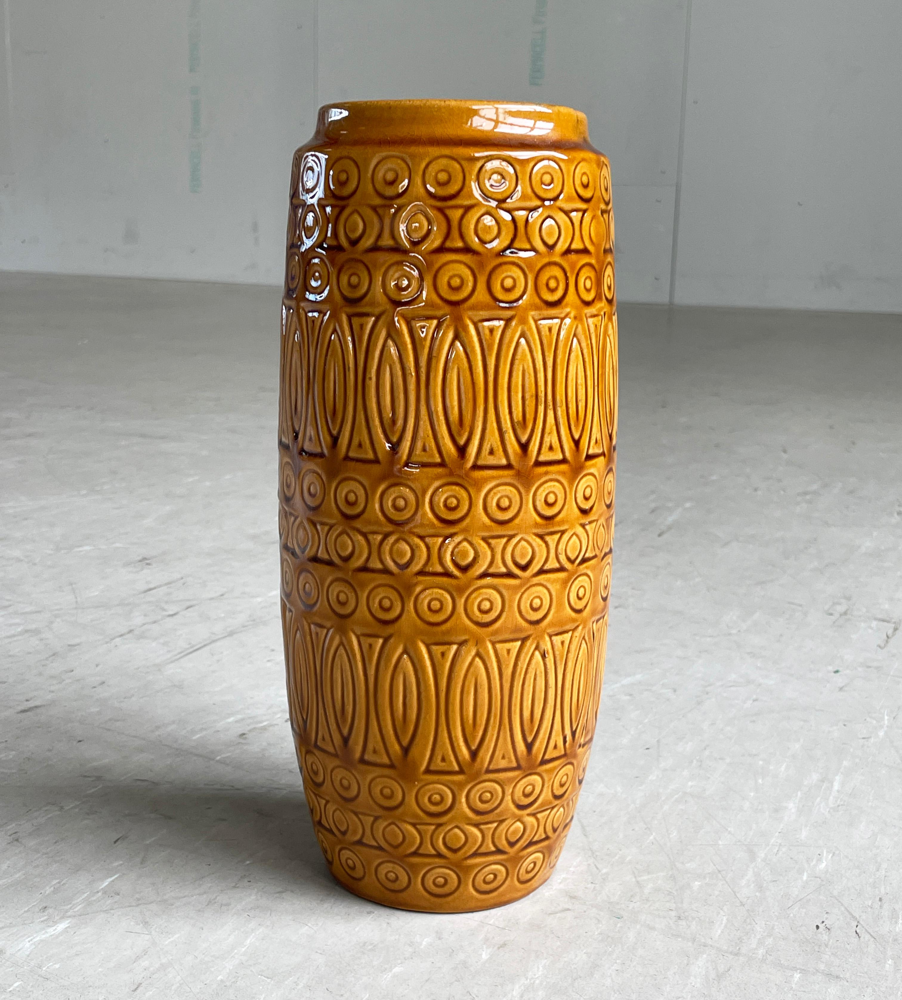 Vase en céramique allemand Scheurich Keramik - W. des années 1960 No. 264-30 Bon état - En vente à Bern, CH