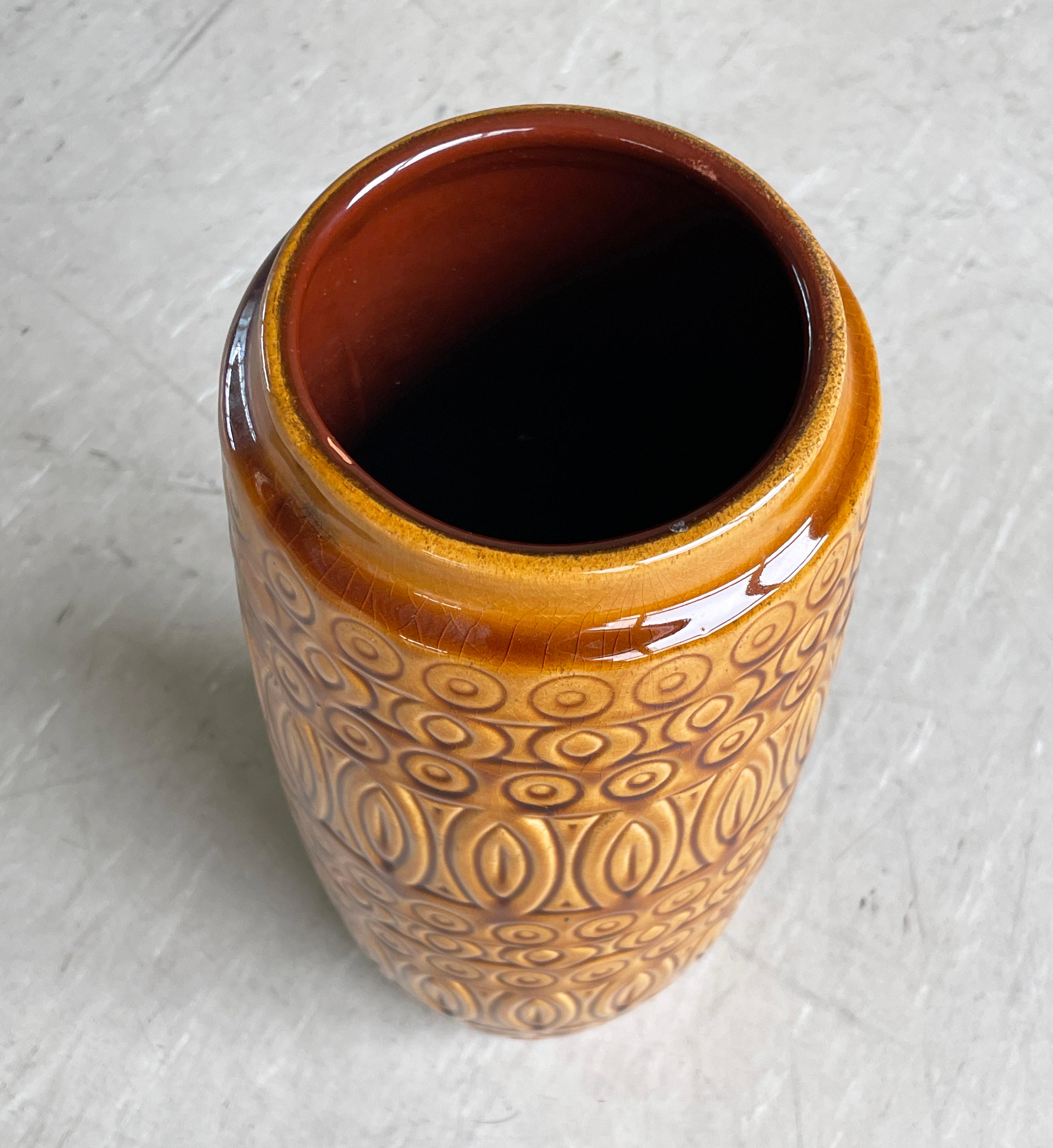 Céramique Vase en céramique allemand Scheurich Keramik - W. des années 1960 No. 264-30 en vente