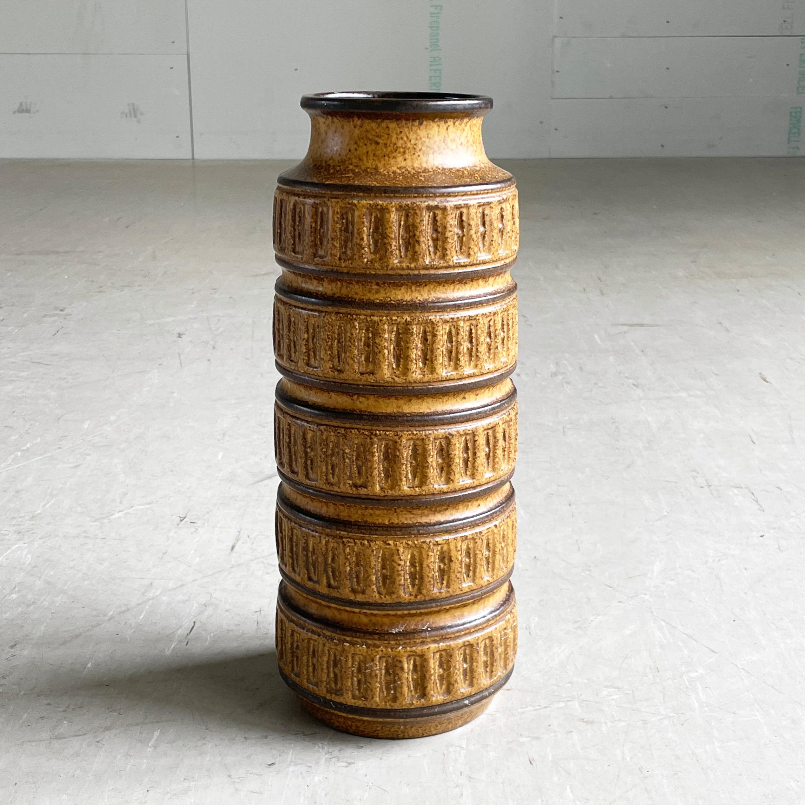 1960’s Scheurich Keramik West German Ceramic Vase 268-40 For Sale 5