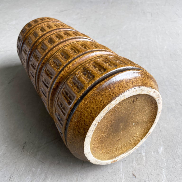 1960's Scheurich Keramik West German Ceramic Vase 268-40 For Sale