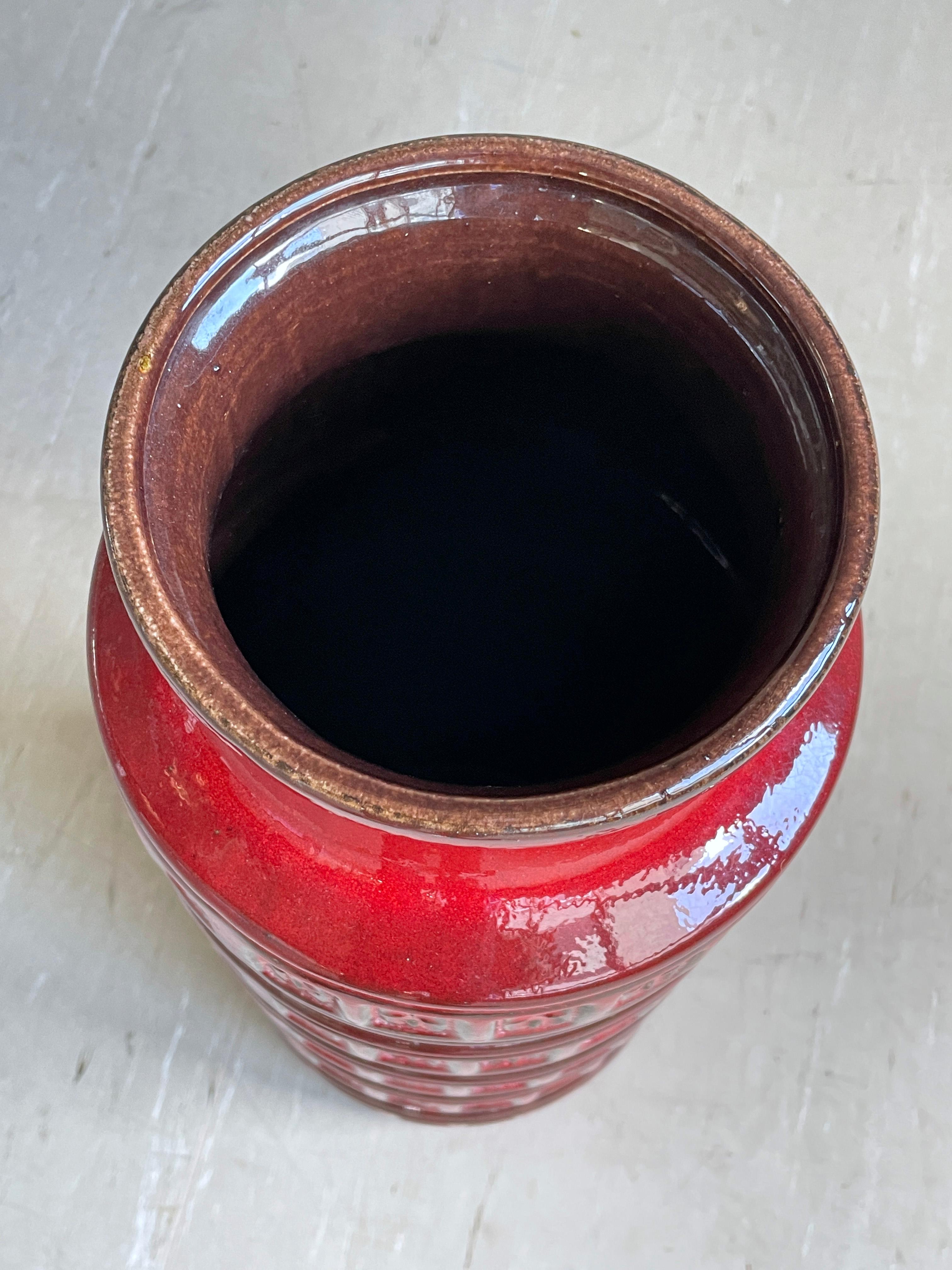 Vaso in ceramica di Scheurich Keramik della Germania occidentale del 1960 268-51 in vendita 1