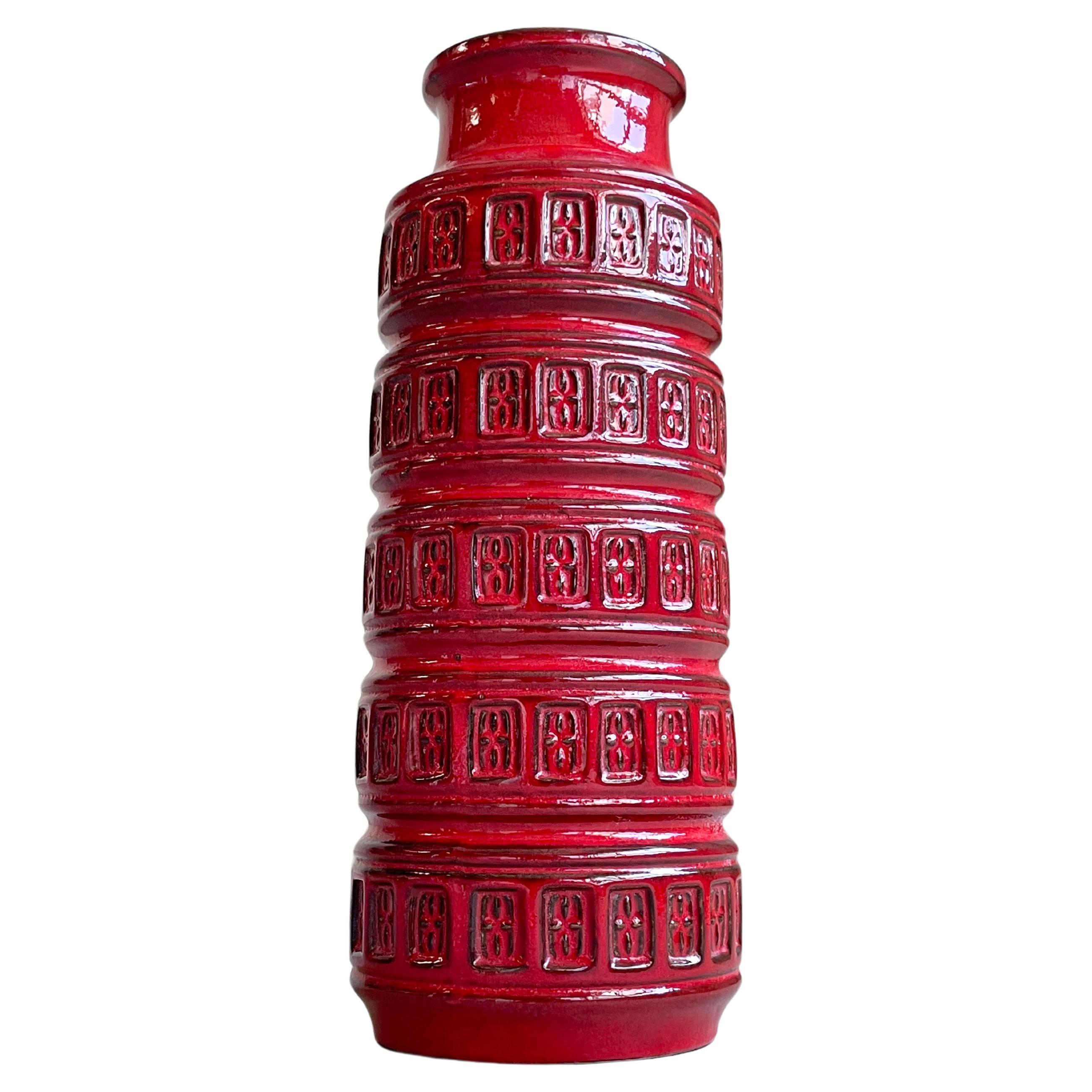 1960’s Scheurich Keramik West German Ceramic Vase 268-51