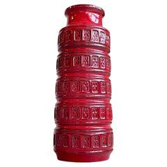 Vase en céramique Scheurich Keramik de l'Allemagne de l'Ouest des années 1960 268-51