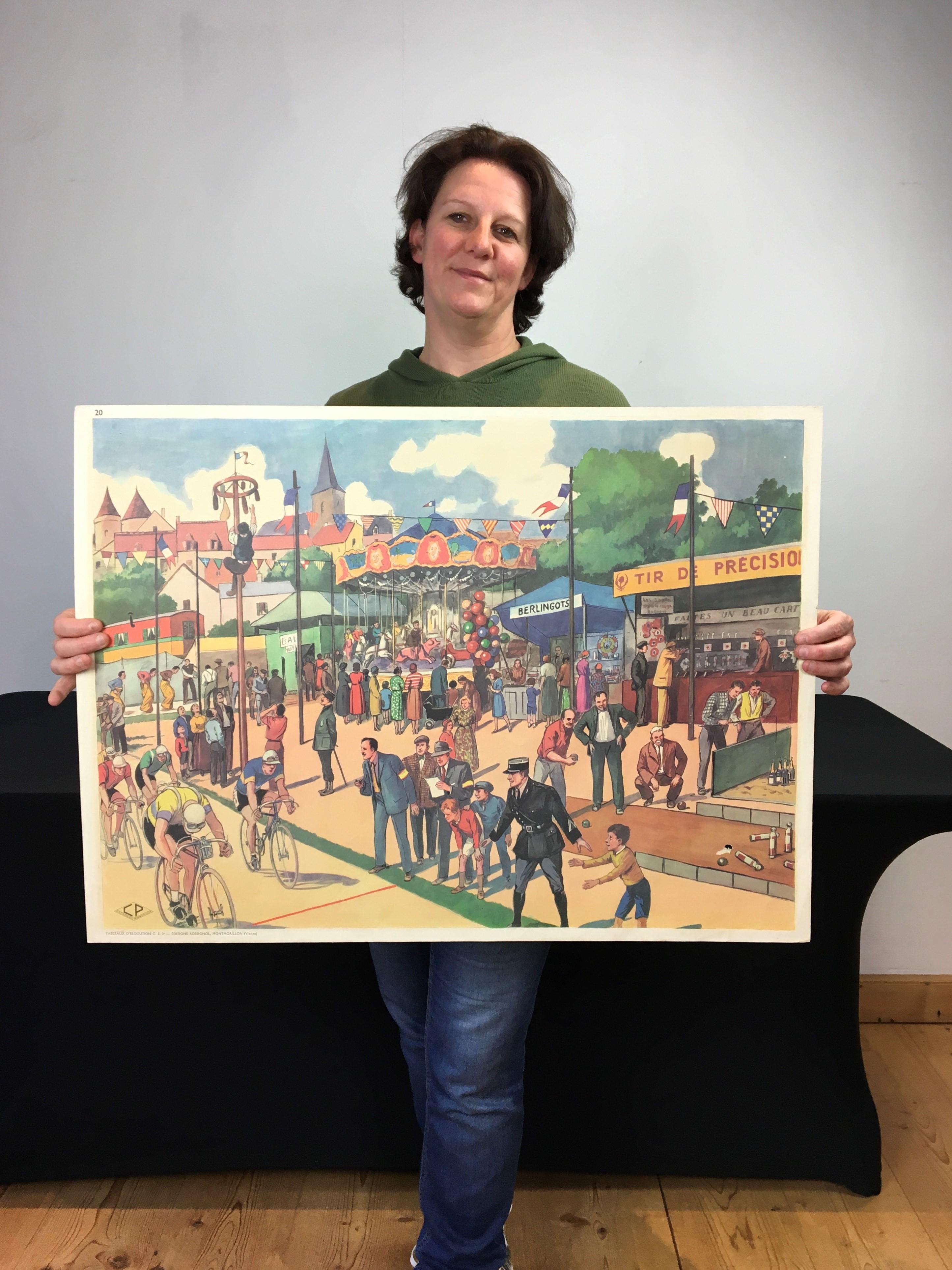 1960s School Chart at the Fair by Rossignol 11