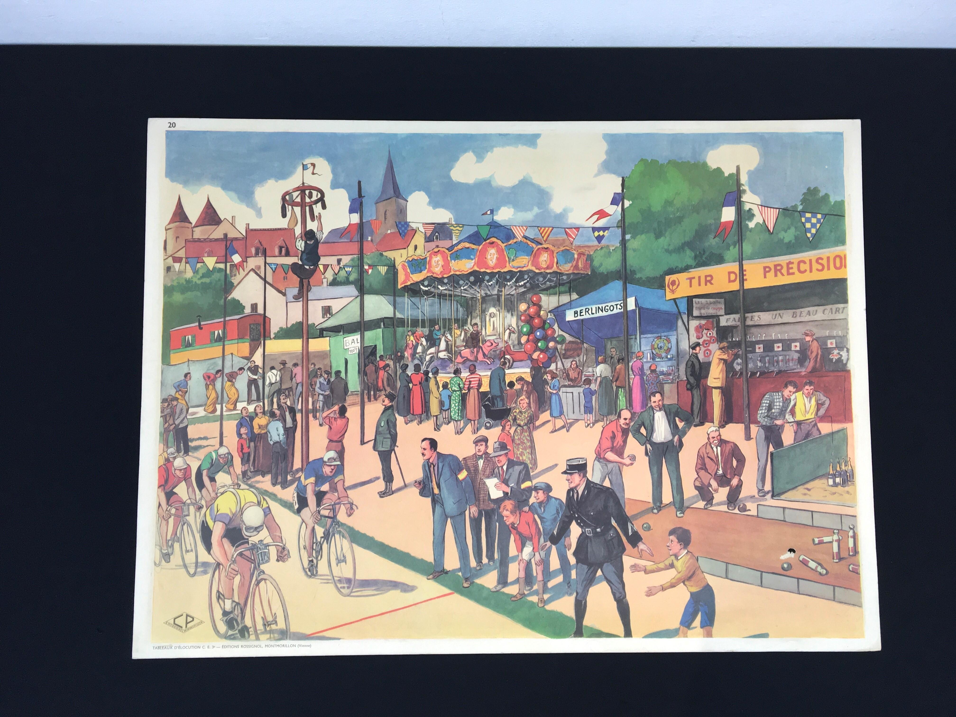 1960s School Chart at the Fair by Rossignol 13