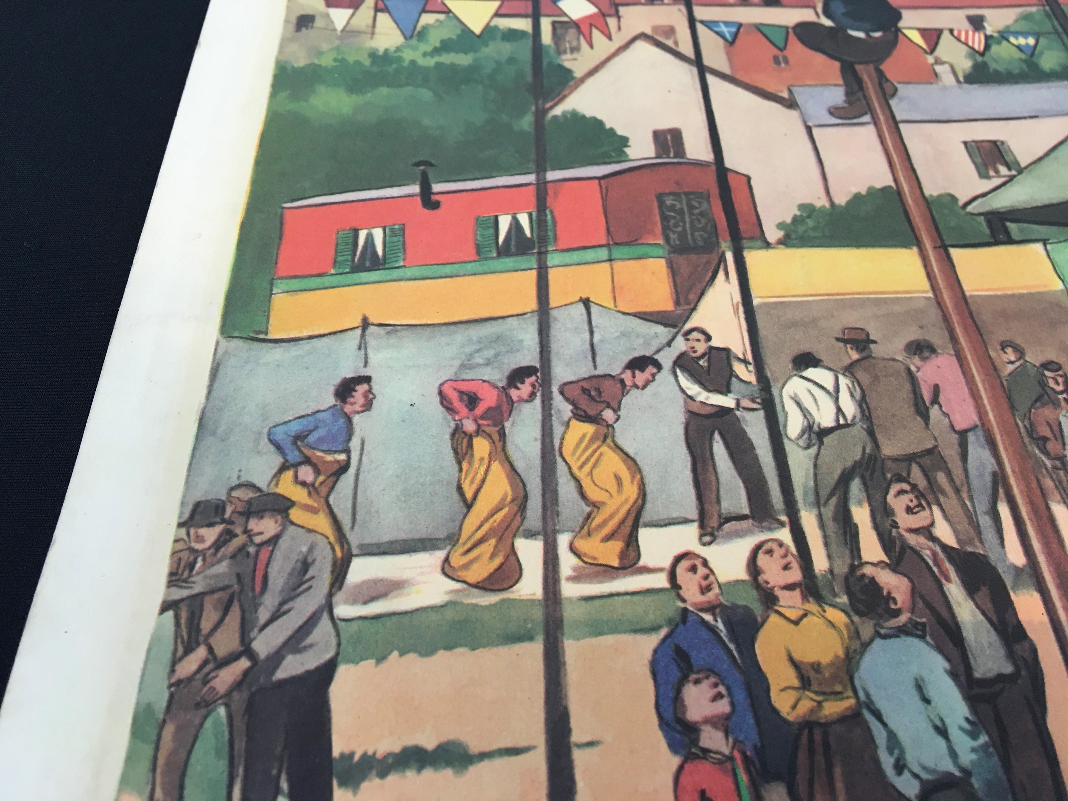 20th Century 1960s School Chart at the Fair by Rossignol