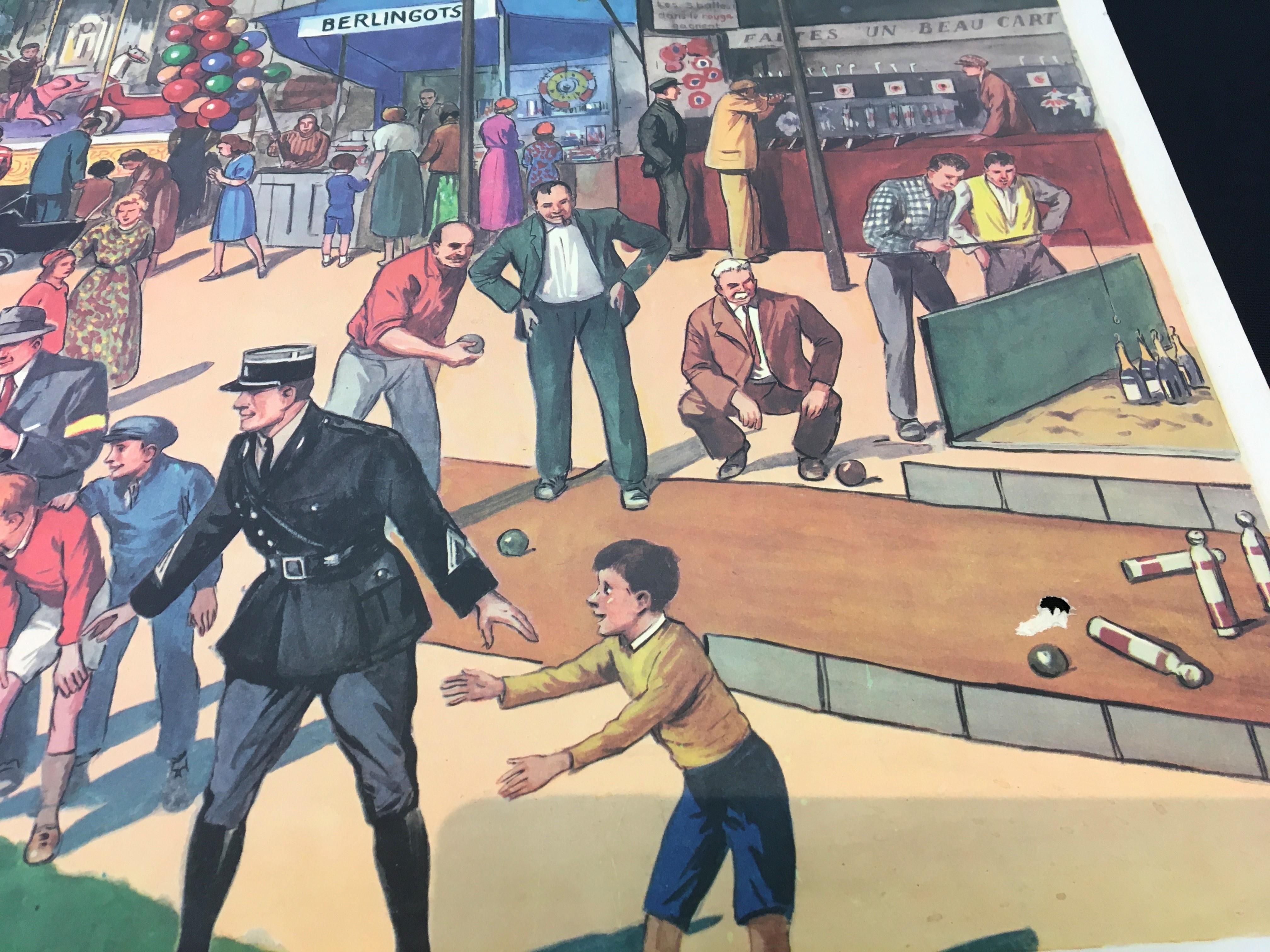 1960s School Chart at the Fair by Rossignol 2