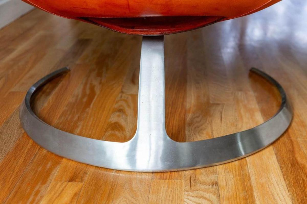 1960s “Scimitar” Chair by Fabricius and Kastholm In Excellent Condition In Victoria, BC