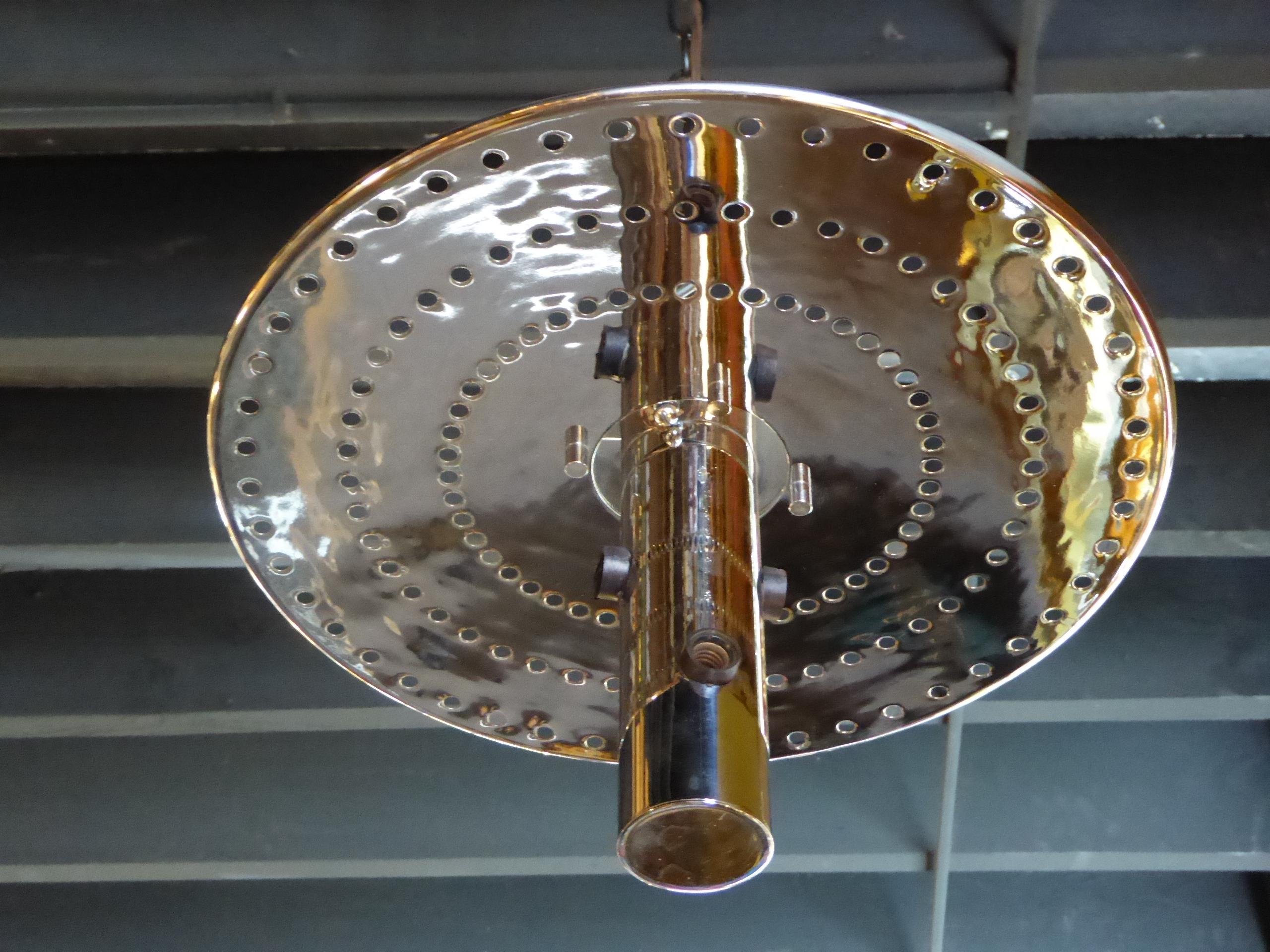 1960s Sciolari Lightolier Italian Glass Rod Flushmount 3-Tier Light 6