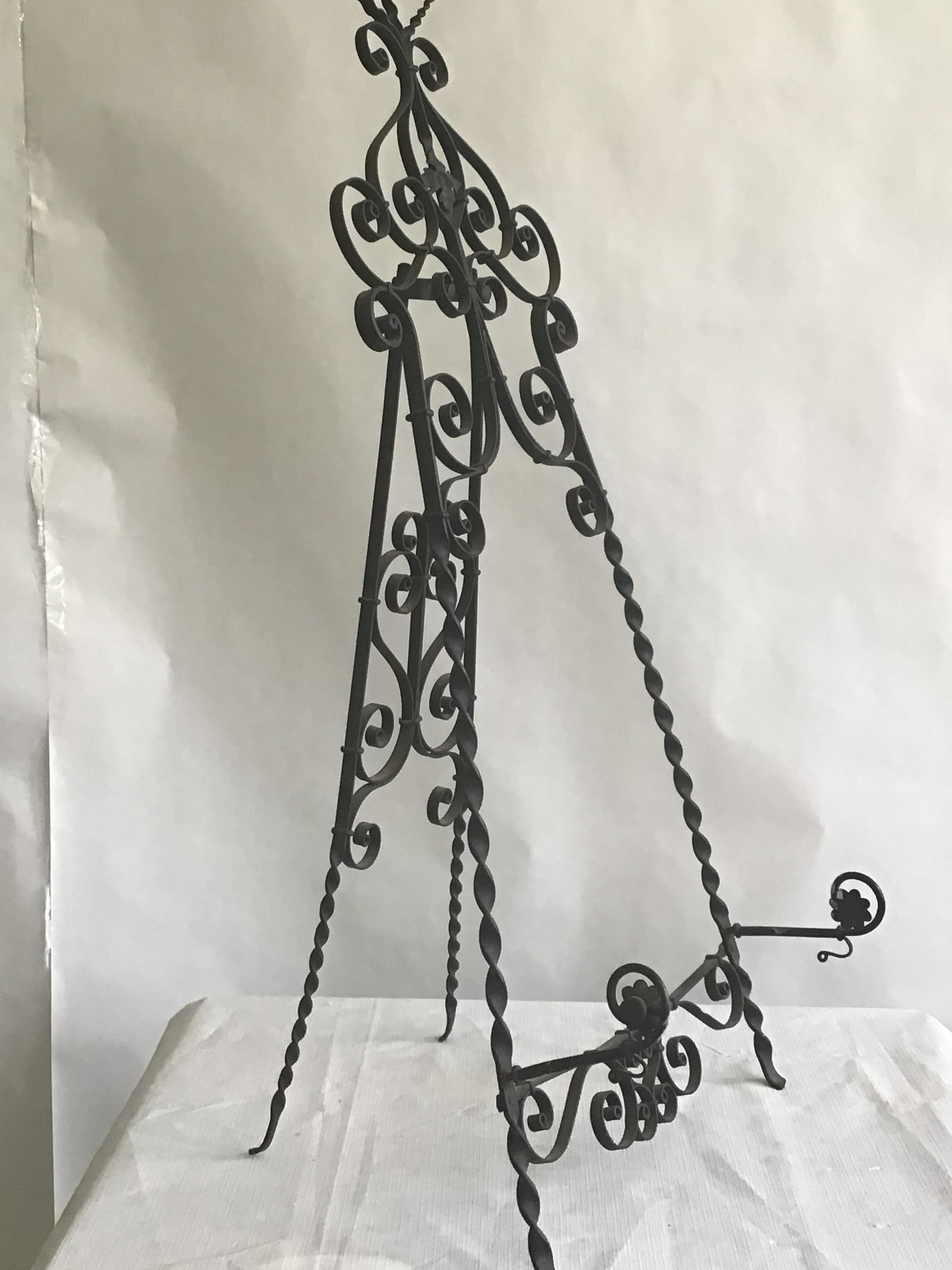 wrought iron easels for sale