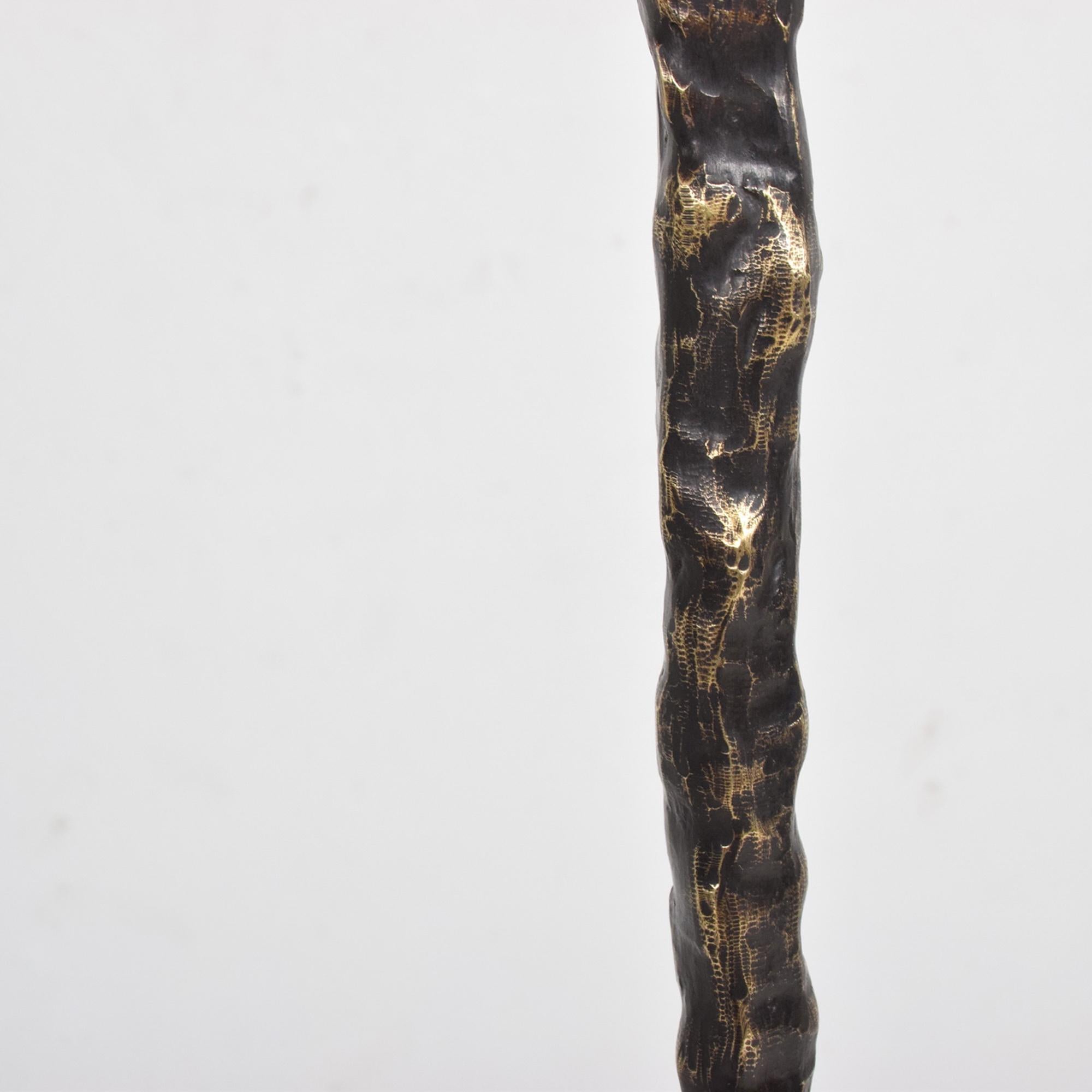 1960s Sculpted Bronze Tree Coat Rack in the Style of Giacometti 4
