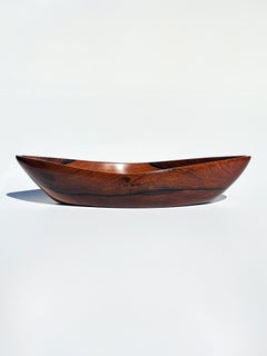 1960er Jahre Skulpturale Schale von Jean Gillon für Italma WoodArt aus brasilianischem Palisanderholz