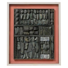 collage sculptural des années 1960 par William Sildar