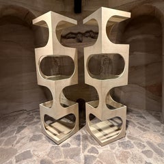 1960s Sculptural Pair Étagère Roger Sprunger for Dunbar