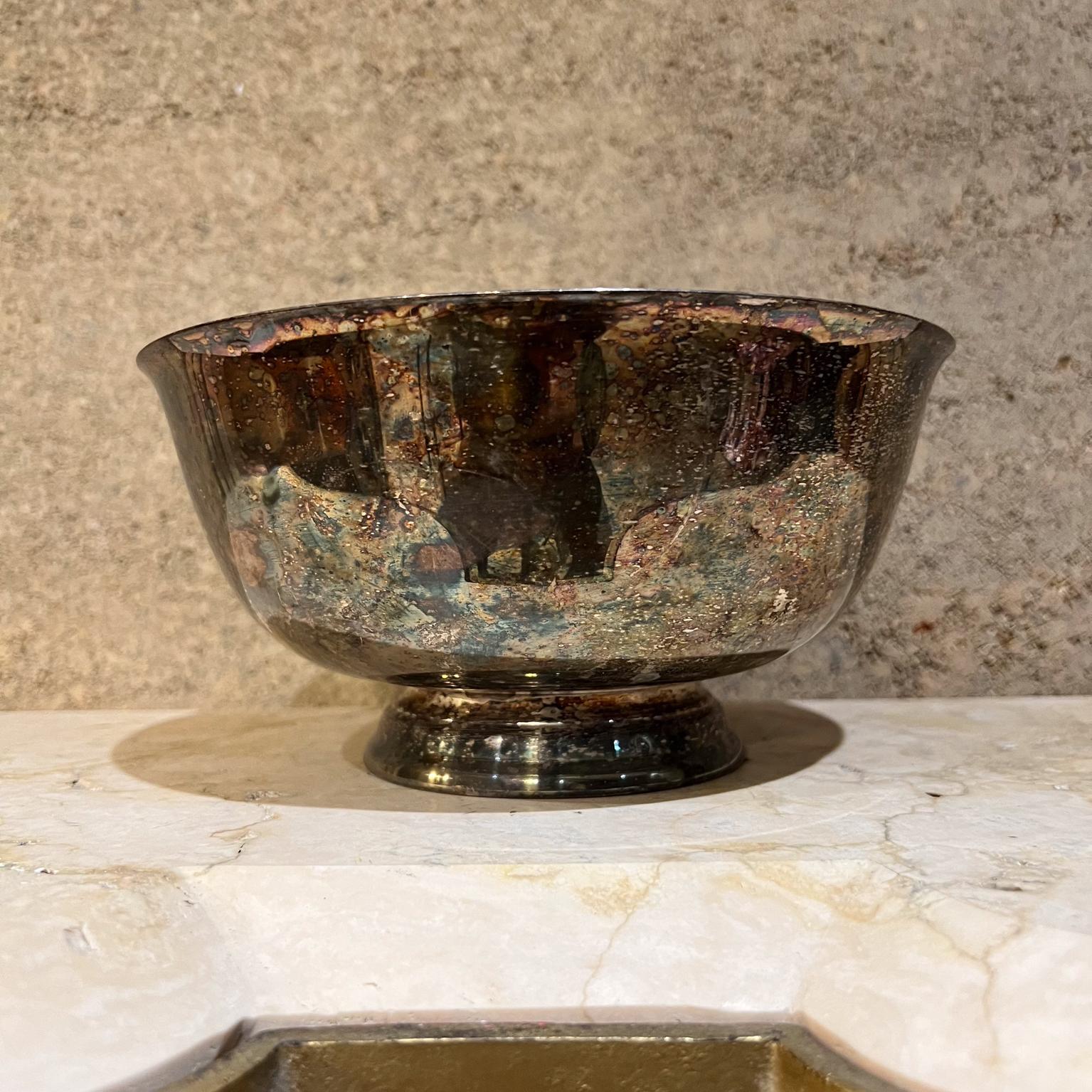 1960s Sculptural Red Enamel Bowl Reed & Barton by John Prip In Good Condition For Sale In Chula Vista, CA