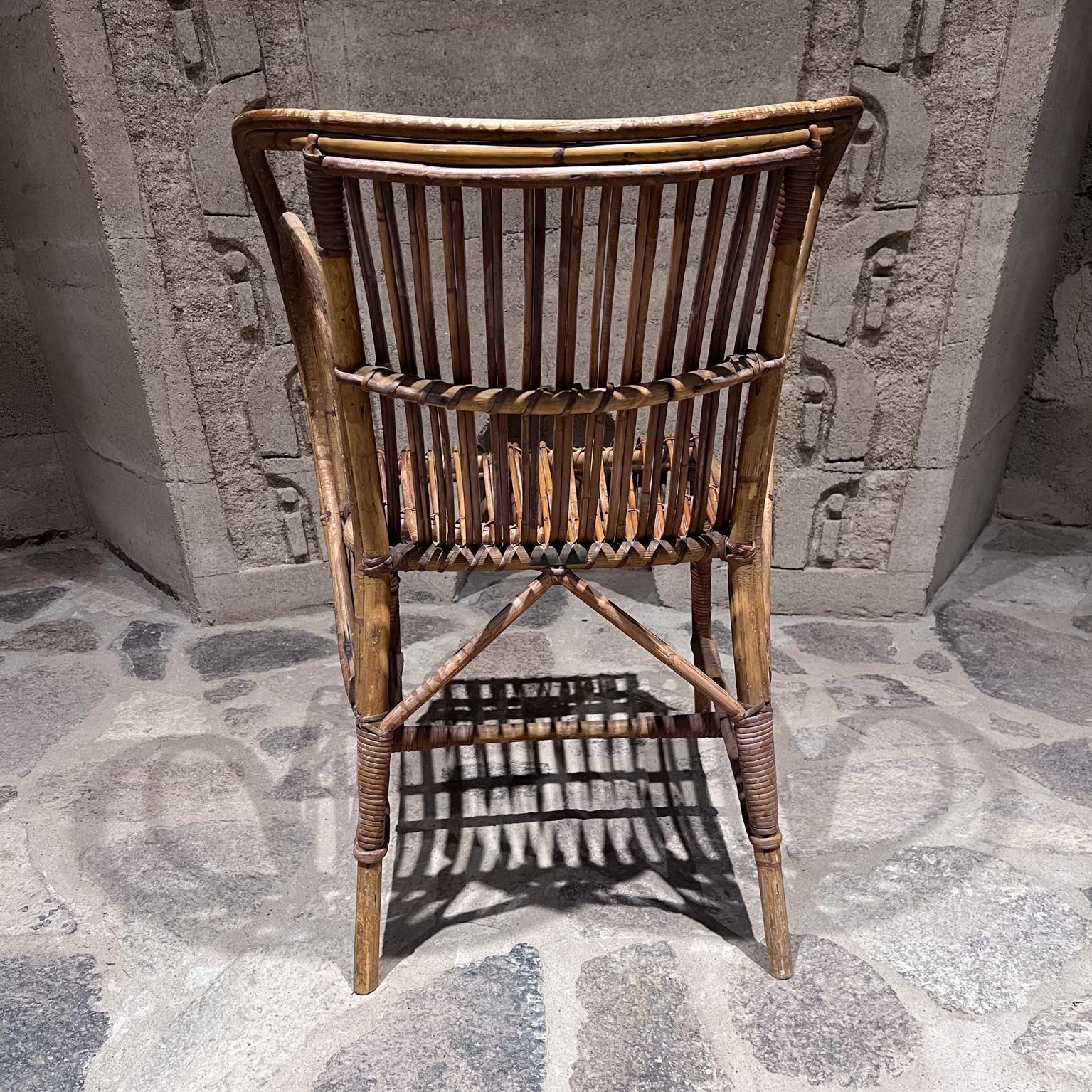 1960s Robert Wengler Sculptural Wicker Lounge Chair Denmark 1