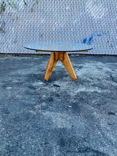 1960s Sculptural Wood Adrian Pearsall Style Coffee Table