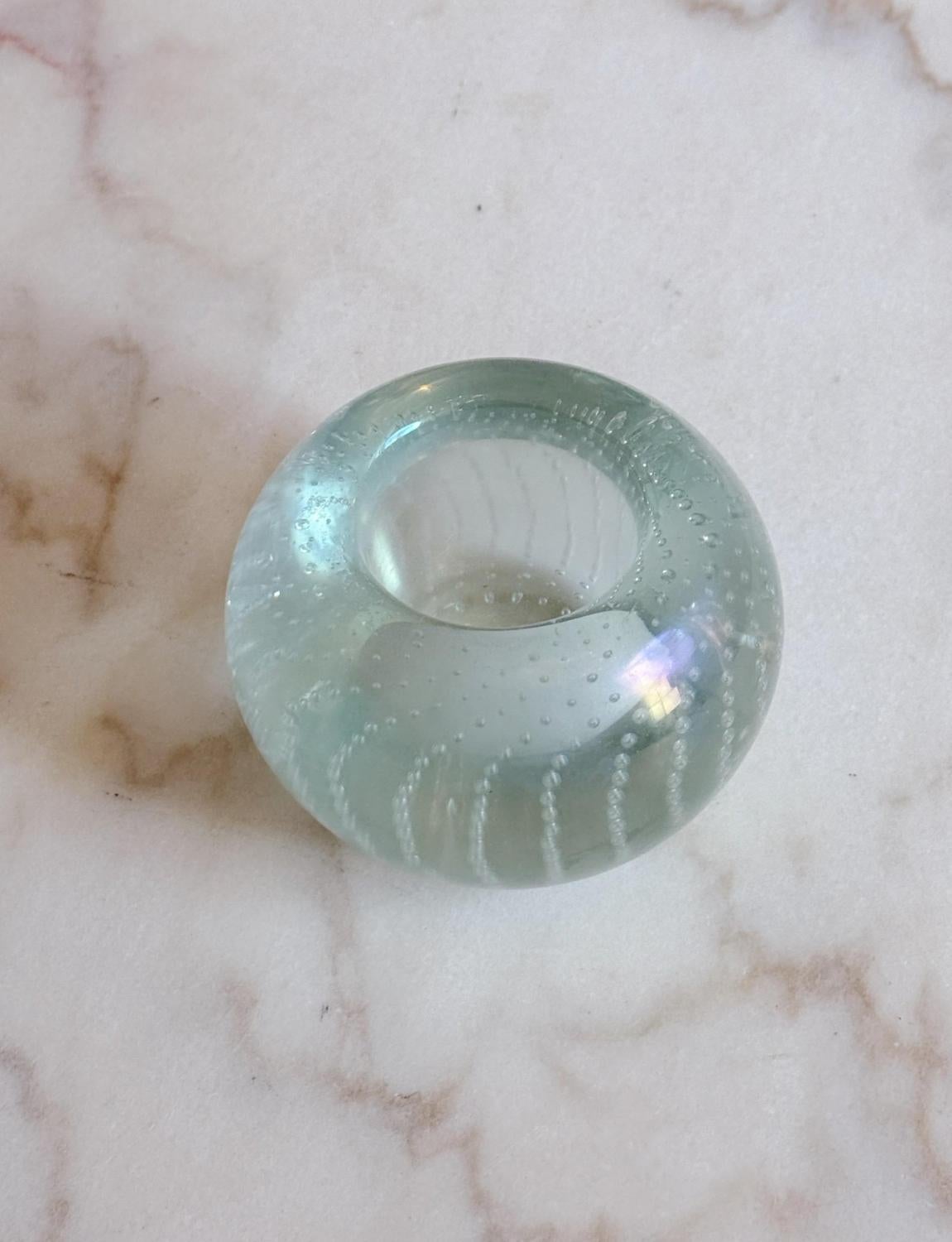 italien Bol / bougeoir sphérique Seguso 'Bolle' des années 1960 en vente