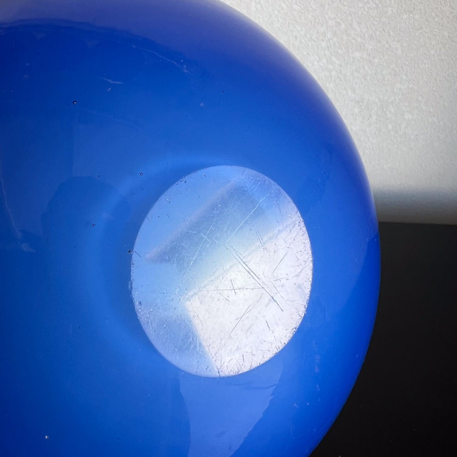 1960 Seguso Murano Posacenere Blu Rosso Arte in vendita 1