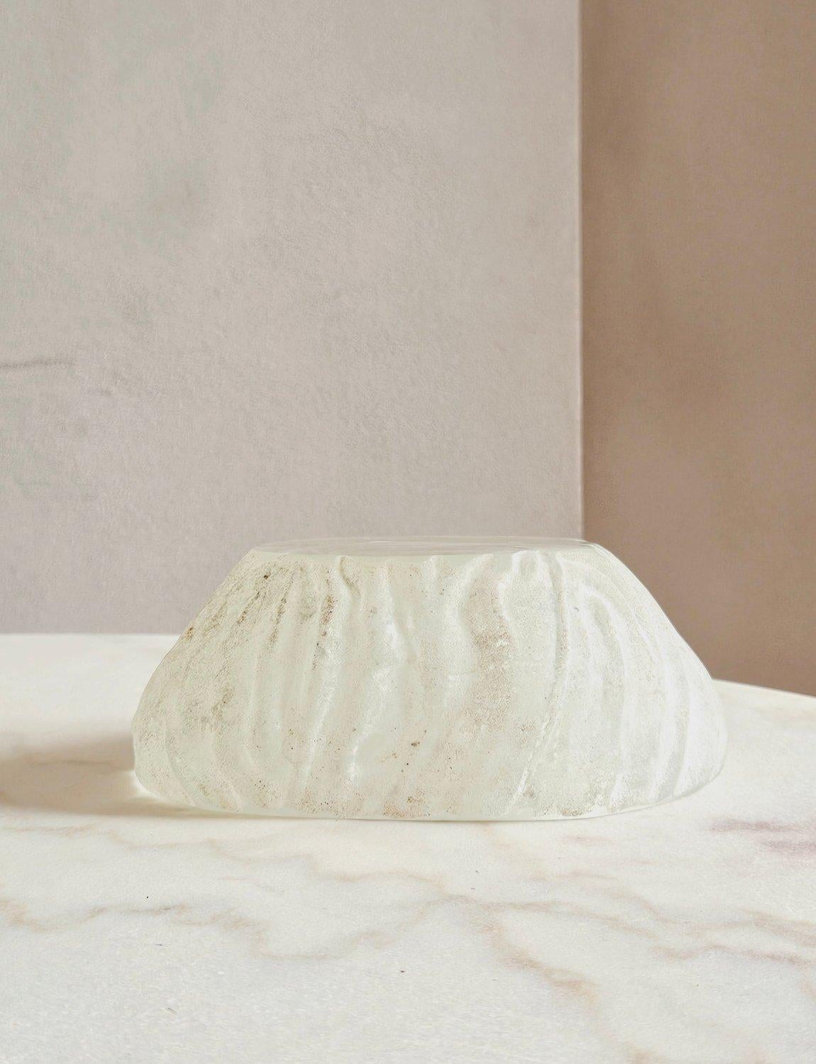 Cuenco remolino Seguso Vetri d'Arte firmado años 60 Vidrio en venta