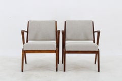 1960 Selman Selmanagic Coppia di poltrone restaurate da VEB Deutsche Werkstätten H.