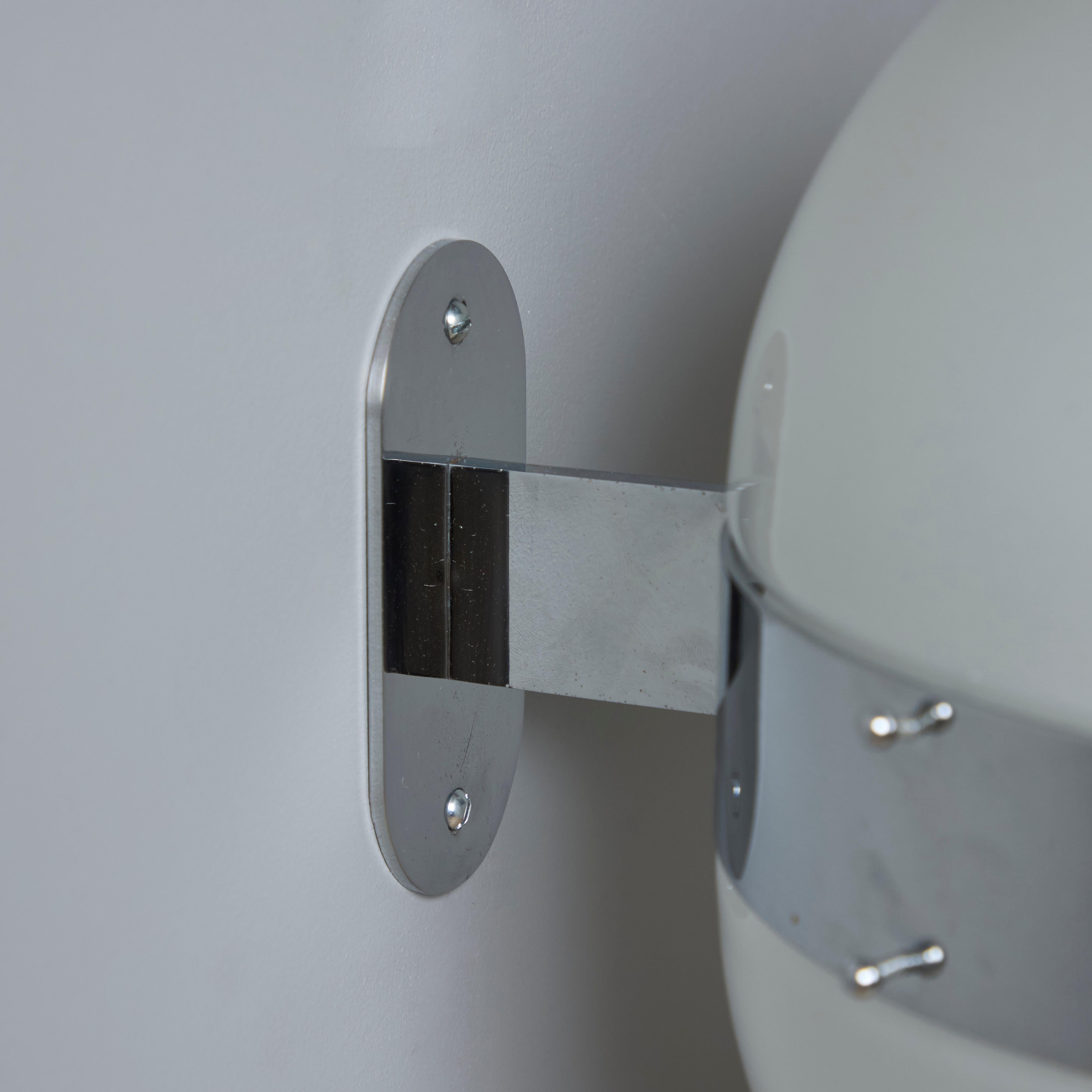 Cromo Sconce degli anni '60 di Sergio Mazza 'Clio' per Artemide in cromo