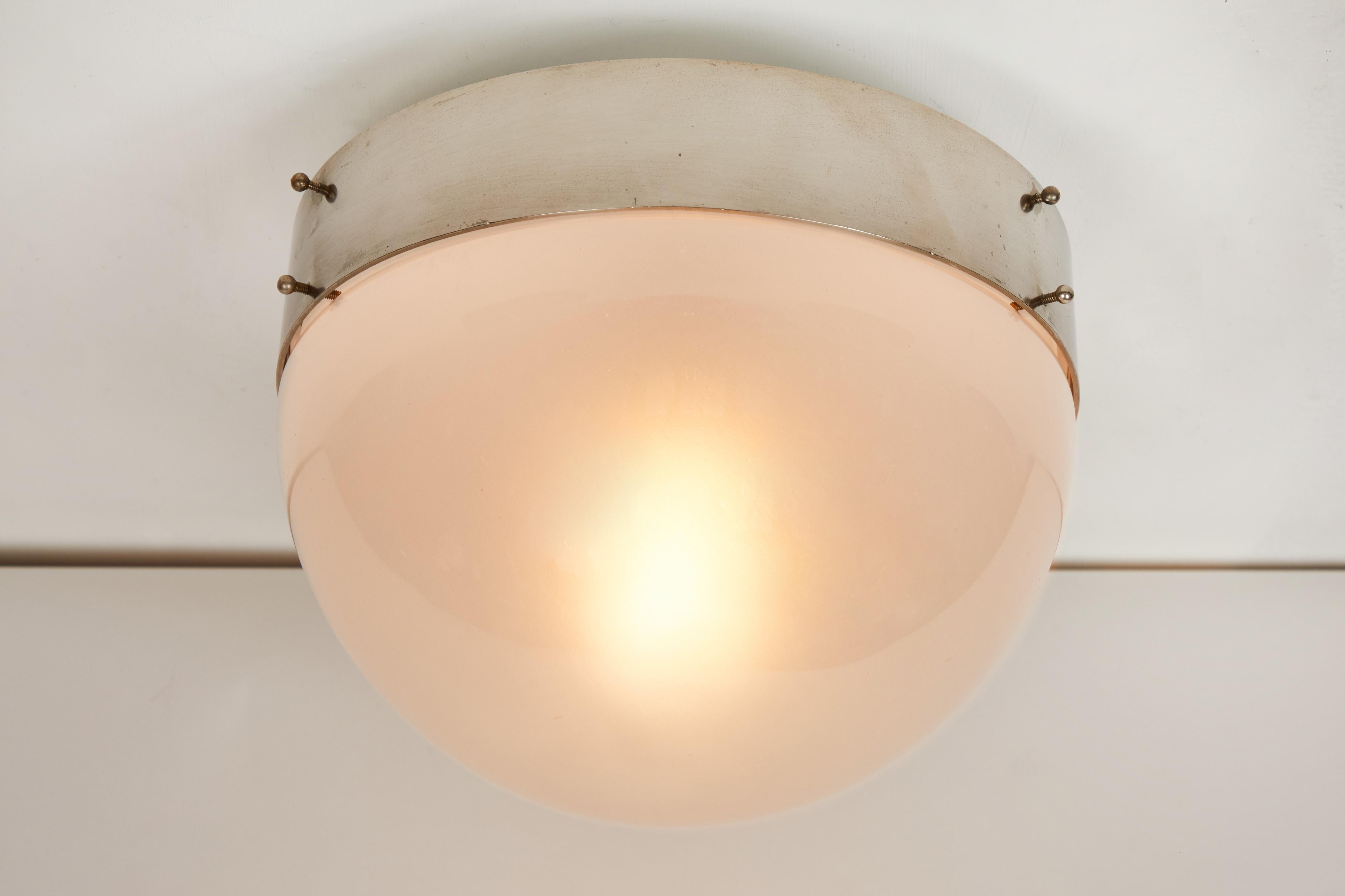 Italian 1960s Sergio Mazza 'Demi Clio' Wall or Ceiling Lamp for Artemide