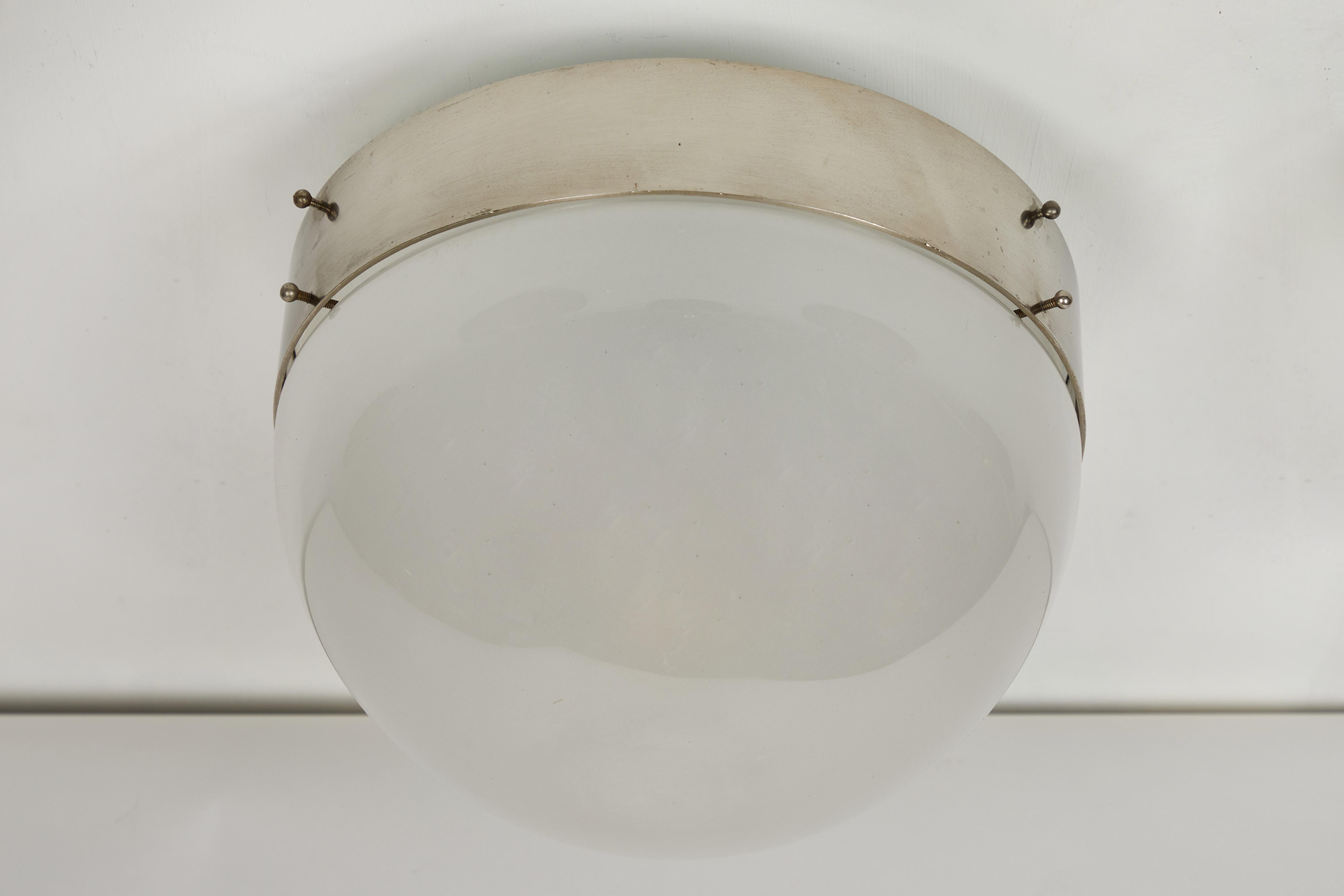 1960s Sergio Mazza 'Demi Clio' Wall or Ceiling Lamp for Artemide In Good Condition In Glendale, CA