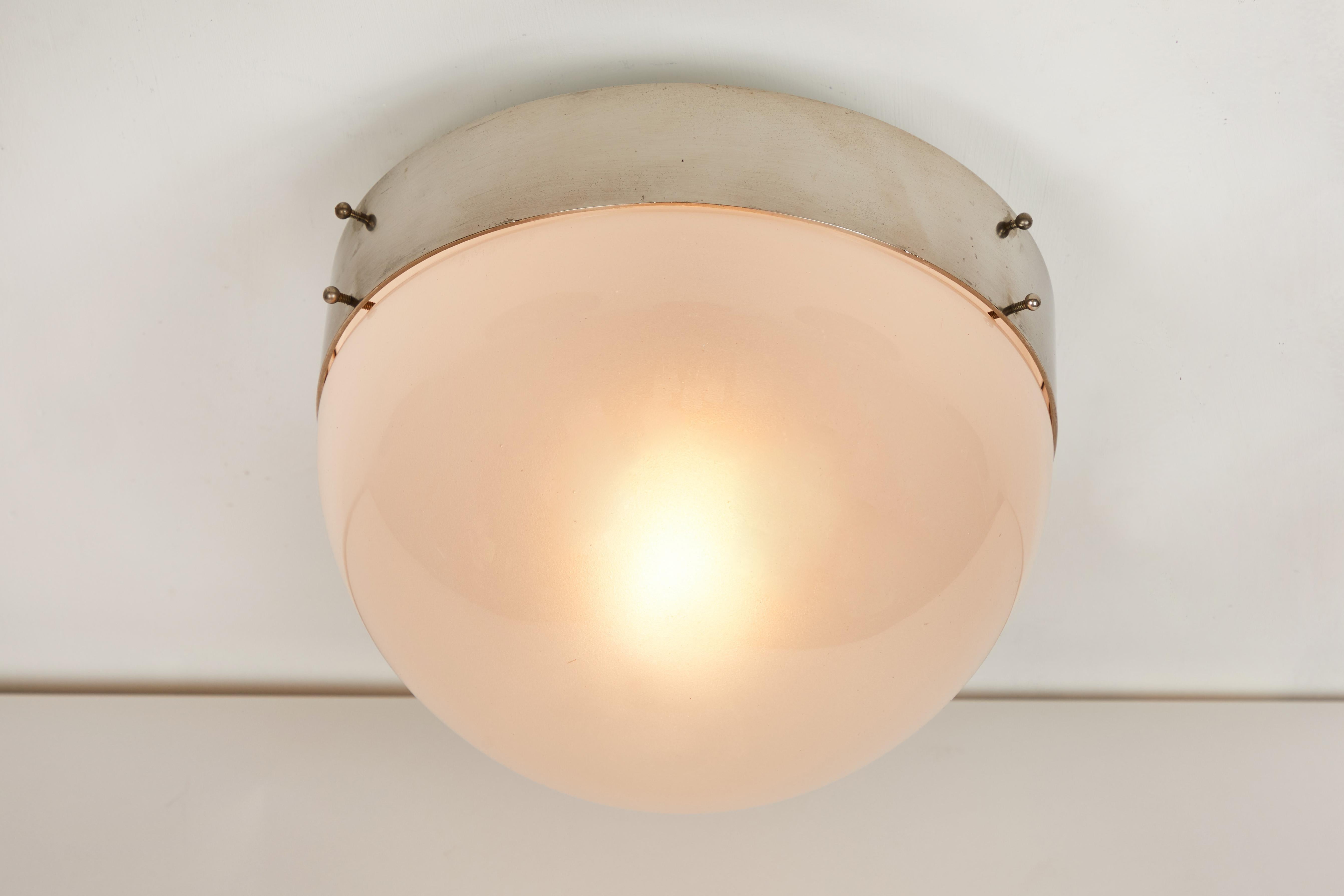 1960s Sergio Mazza 'Demi Clio' Wall or Ceiling Lamp for Artemide In Good Condition For Sale In Glendale, CA