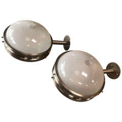 1960s Sergio Mazza 'Gamma' Sconces for Artemide