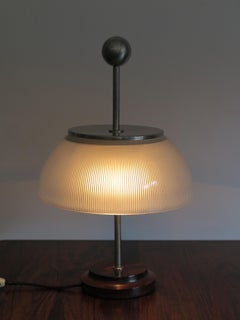1960s Sergio Mazza Italian Glass Table Lamp for Artemide Model Alfa