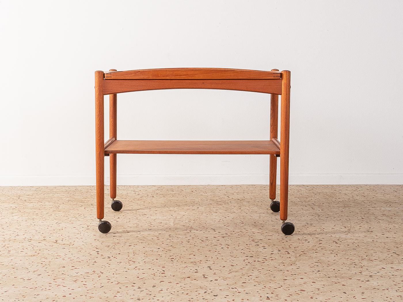 Mid-20th Century 1960s Serving Trolley by Poul Hundevad