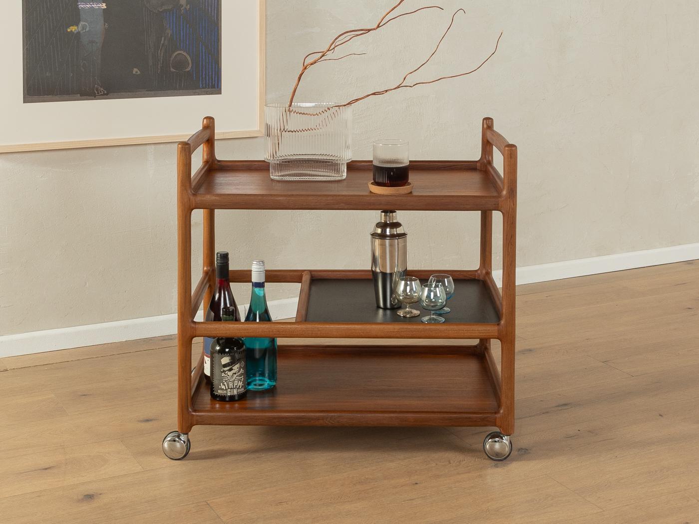 Danish 1960s Serving trolley, Johannes Andersen For Sale