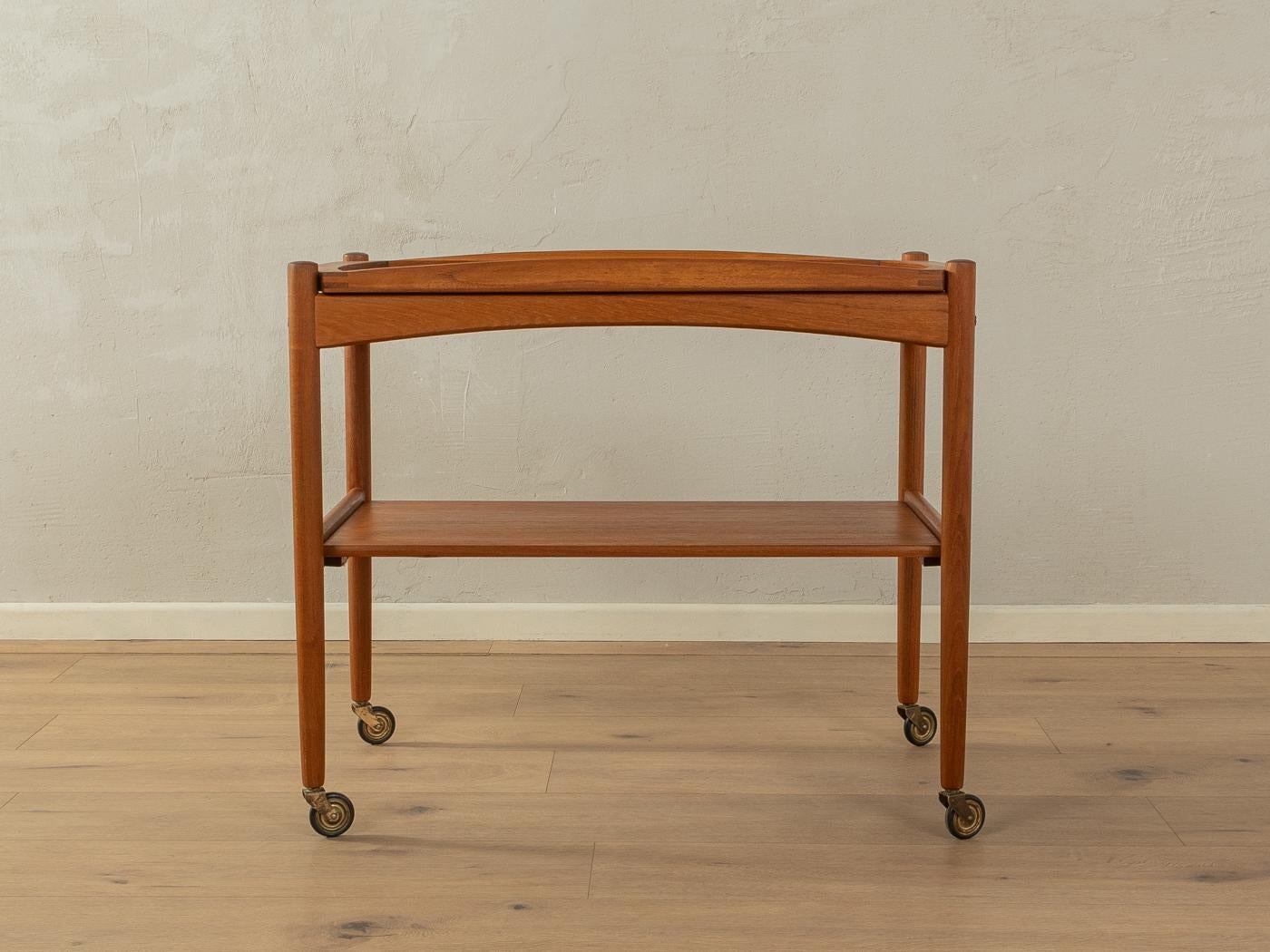 Danish 1960s Serving trolley, Poul Hundevad For Sale