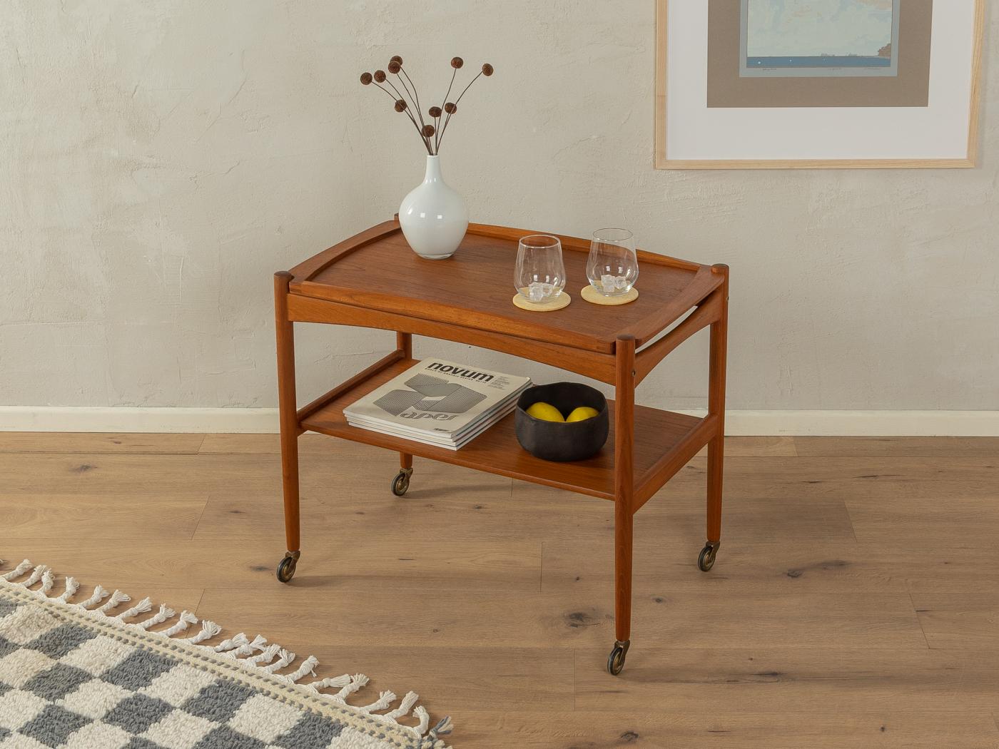 1960s Serving trolley, Poul Hundevad In Good Condition For Sale In Neuss, NW