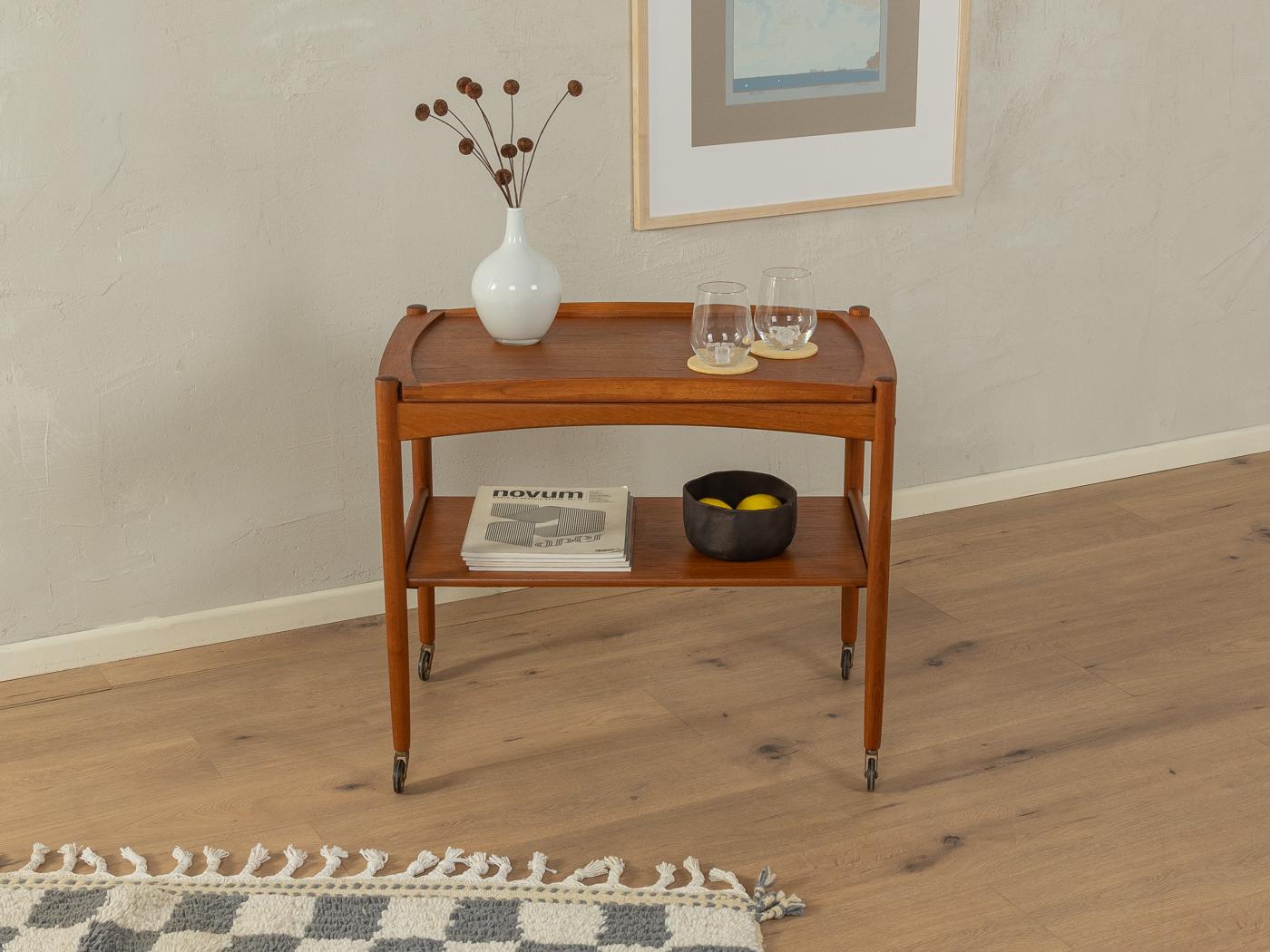 Mid-20th Century 1960s Serving trolley, Poul Hundevad For Sale