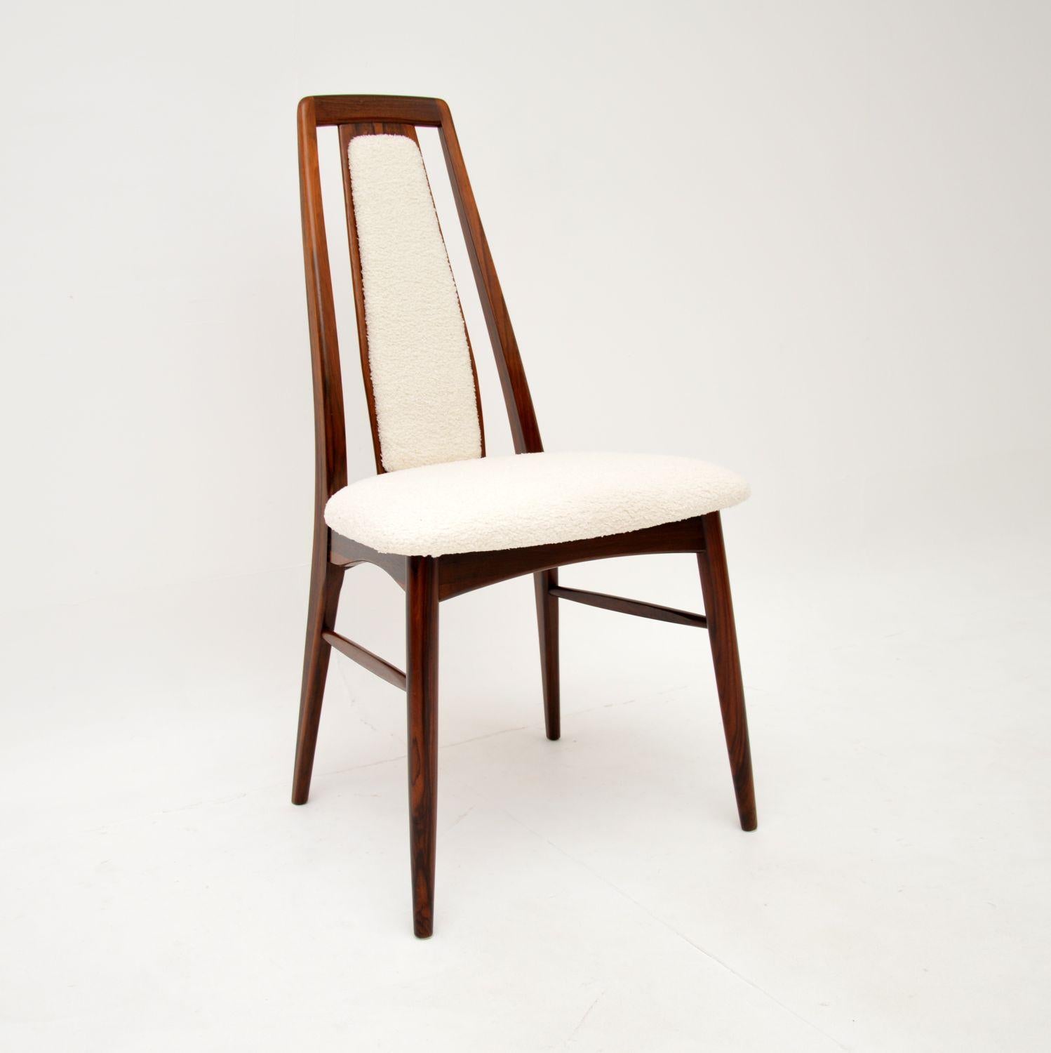 Bouclé 1960’s Set of 10 Danish Dining Chairs by Niels Koefoed